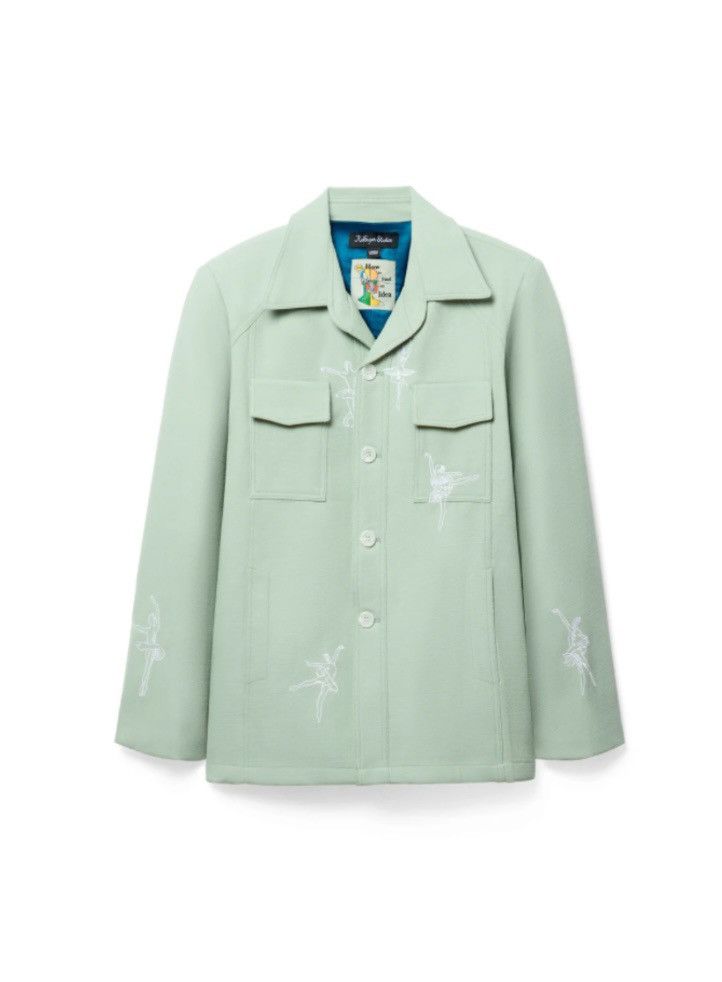 KidSuper Ballerinas Western Suit Top [Mint] Size 40R - 1 Thumbnail