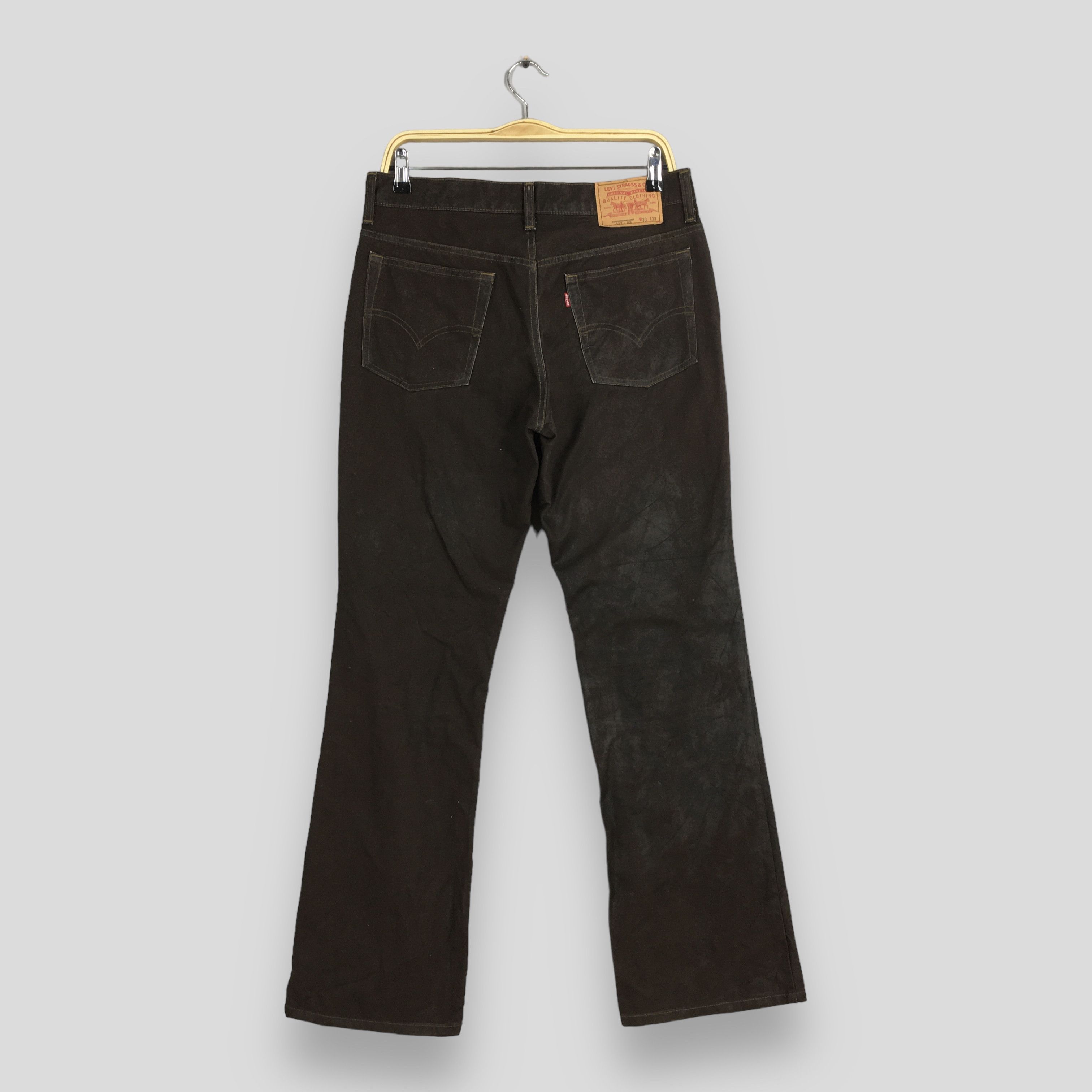 Levi's Size 31x31 Vintage Levi's 517 Wax Brown Jeans S1153 Size US 31 - 8 Thumbnail