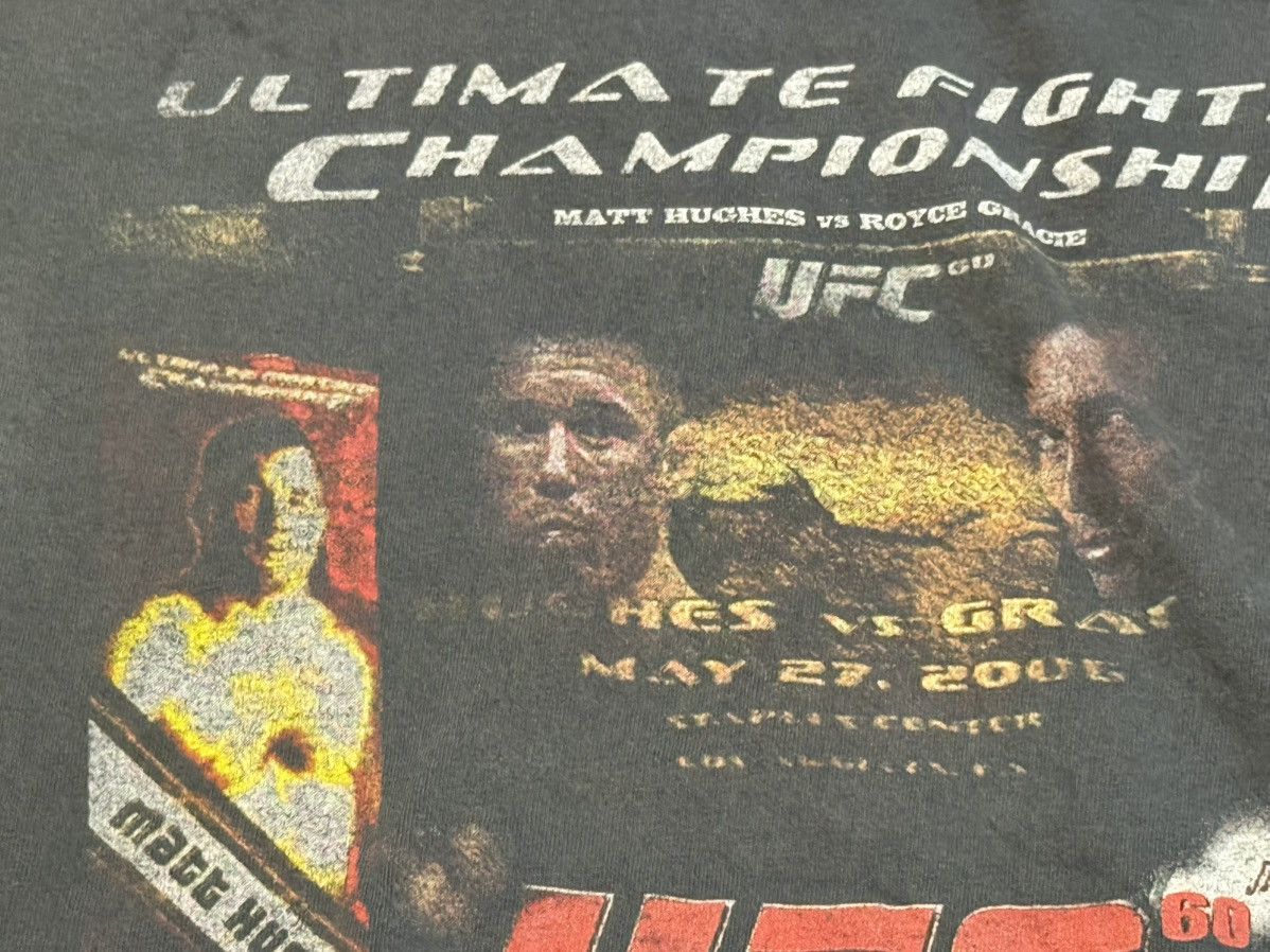 UFC Vintage 00s UFC 60 Hughes vs Gracie Bootleg T Shirt MMA Size US XL / EU 56 / 4 - 3 Thumbnail
