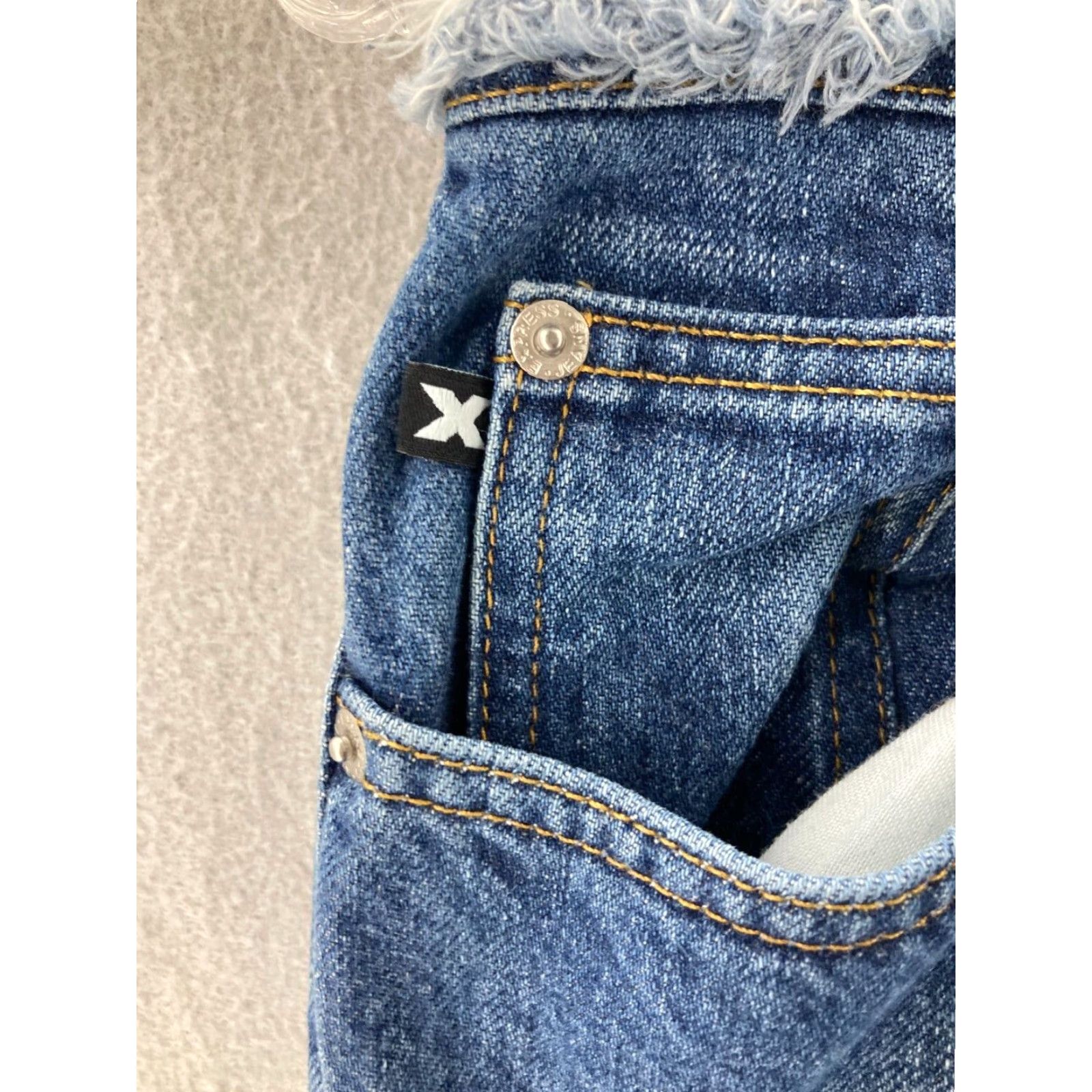 Express Express Jeans Womens 9/10 Low Rise Bootcut Denim Jeans Blue 90s Vintage Y2K Size 30" / US 8 / IT 44 - 7 Thumbnail