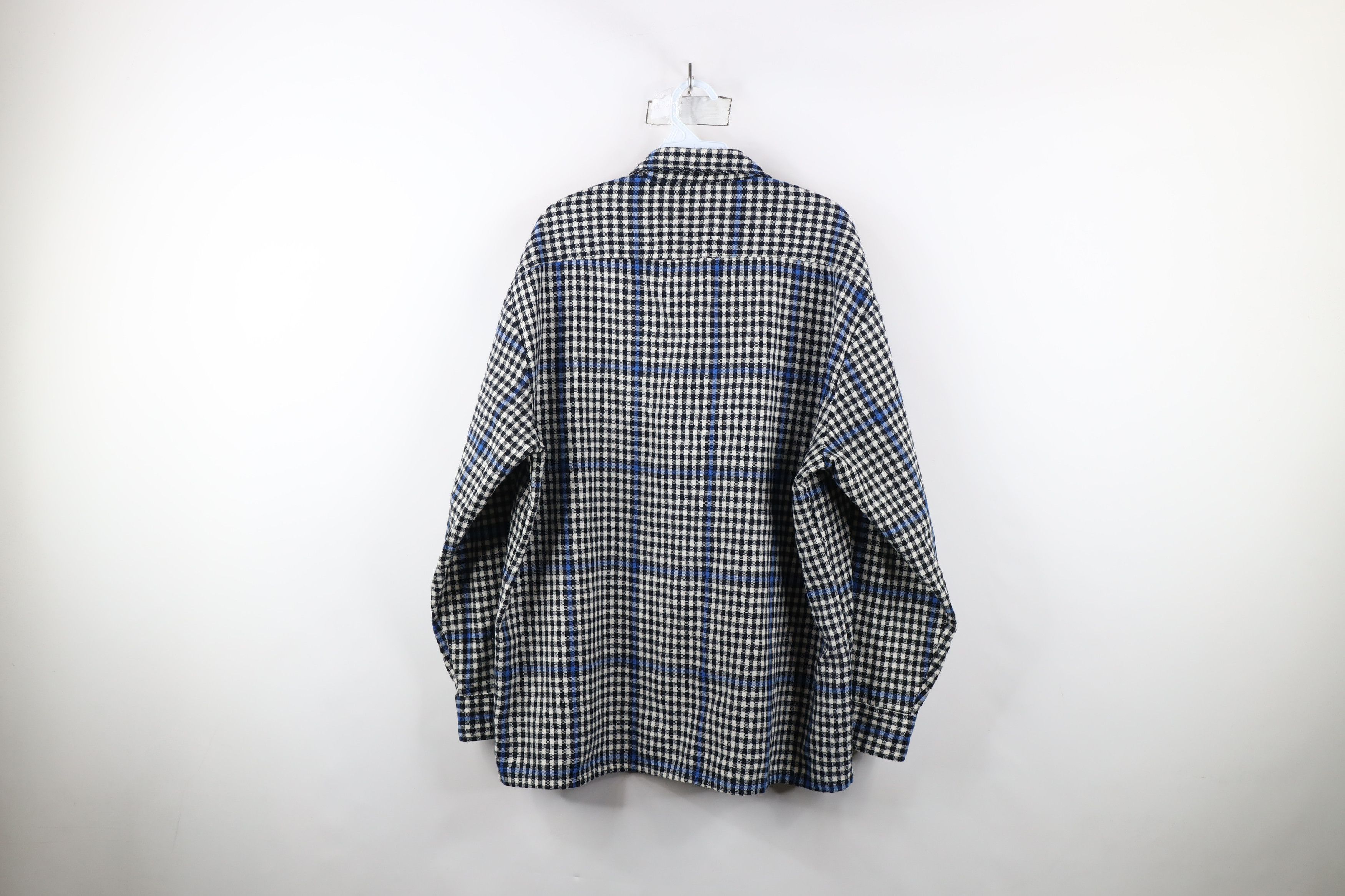 Vintage Vintage 80s 90s Streetwear Pocket Knit Collared Button Shirt Size US XL / EU 56 / 4 - 10 Thumbnail