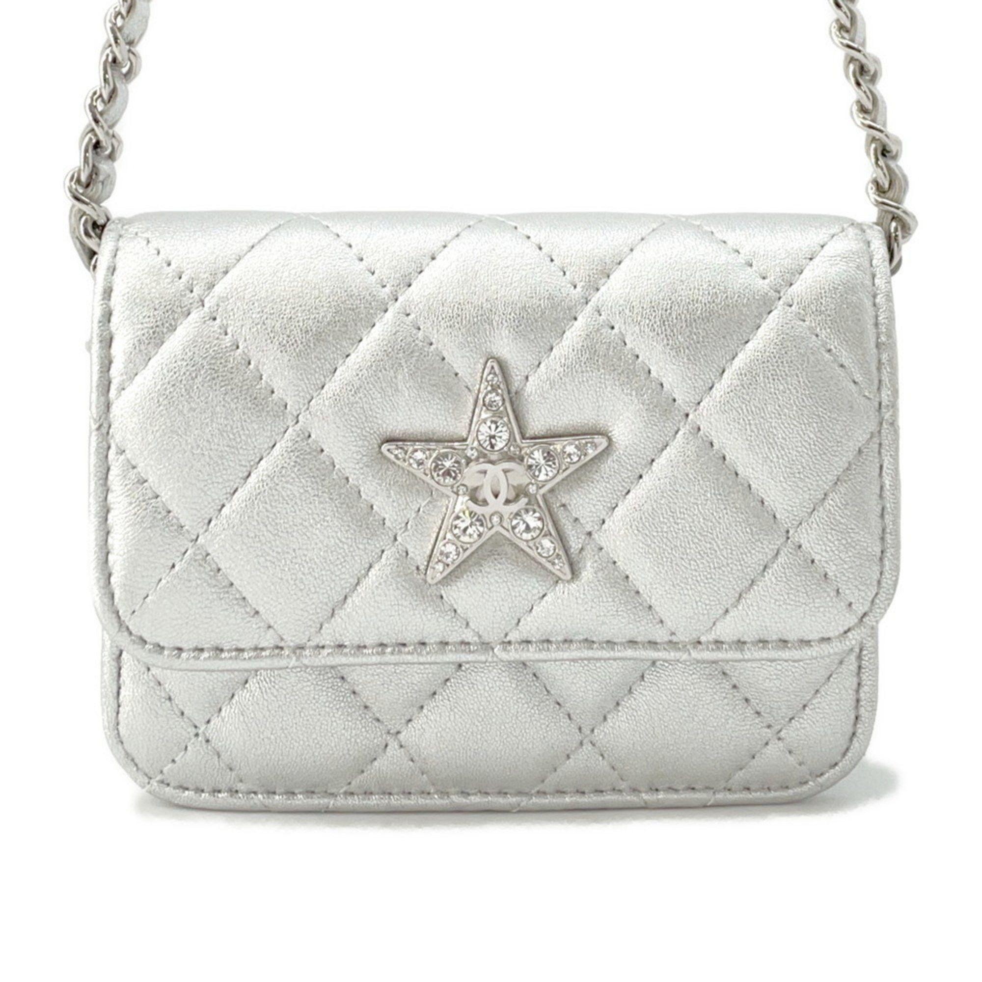 Chanel Chain Shoulder Bag Matelasse Coco Mark Cruise Star Motif