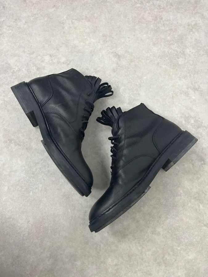 Kris Van Assche Kris Van Assche Black Leather Boots Size US 10 / EU 43 - 6 Thumbnail