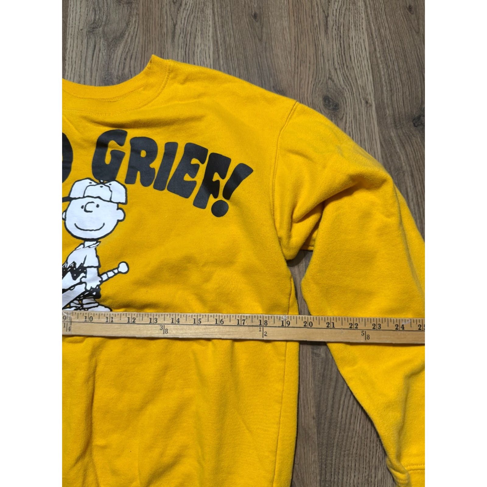 Peanuts VINTAGE Peanuts Sweater Womens Medium Yellow Black White Crewneck Pullover Size M / US 6-8 / IT 42-44 - 7 Thumbnail