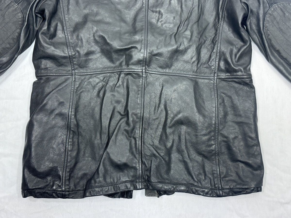 Vintage Compagnia Delle Pelli Military Motorcycle Leather Jacket Size US XXL / EU 58 / 5 - 5 Thumbnail