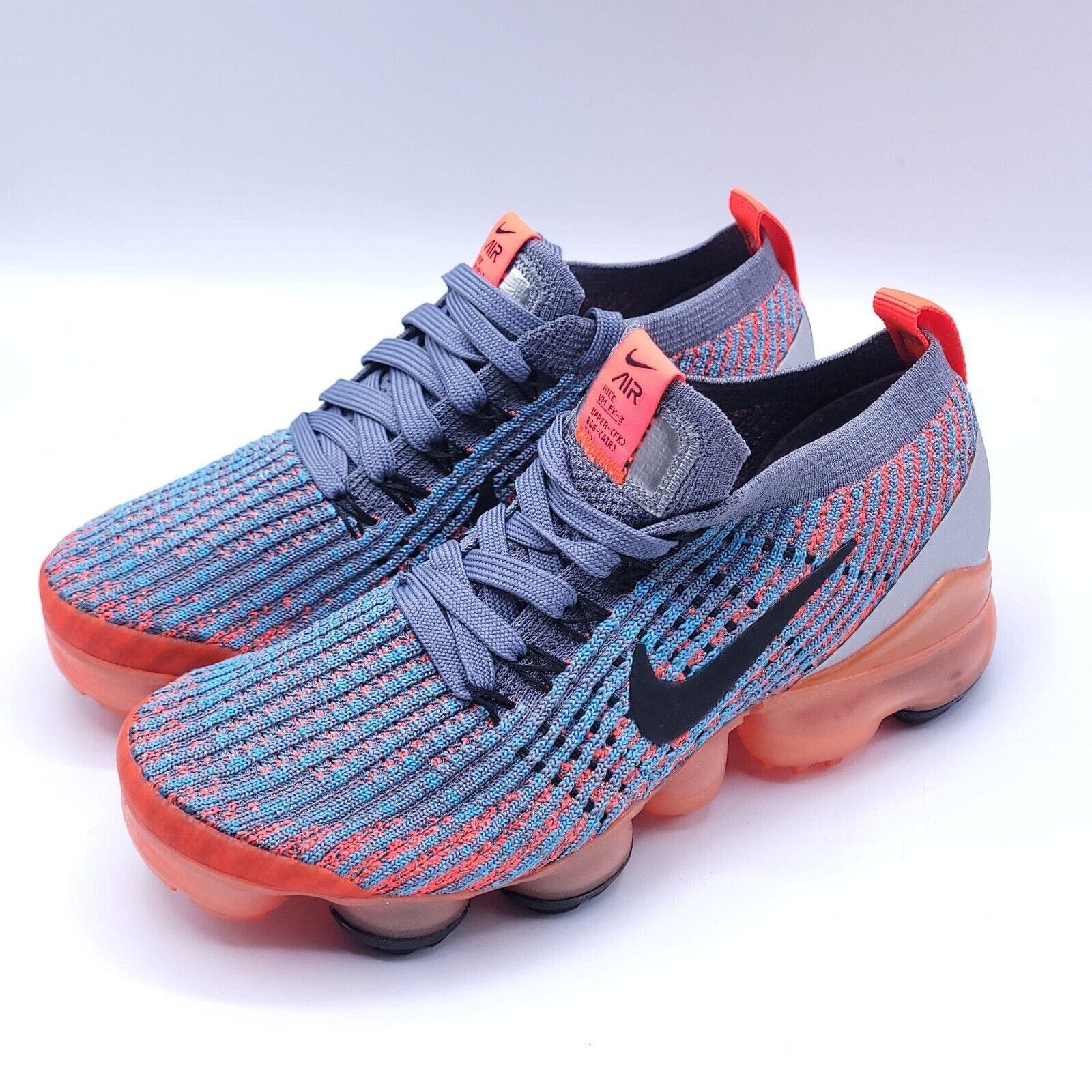 image of Nike Air Vapormax Flyknit 3 Shoe Womens Size 5 Aj6910-601 in Blue
