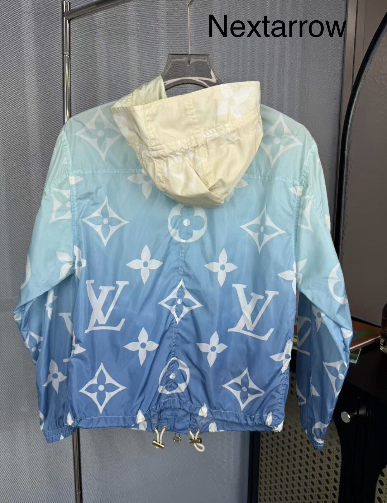 Louis Vuitton Louis Vuitton LV Blue Gradient Hooded Zipper Jacket 2412- Size US S / EU 44-46 / 1 - 2 Thumbnail