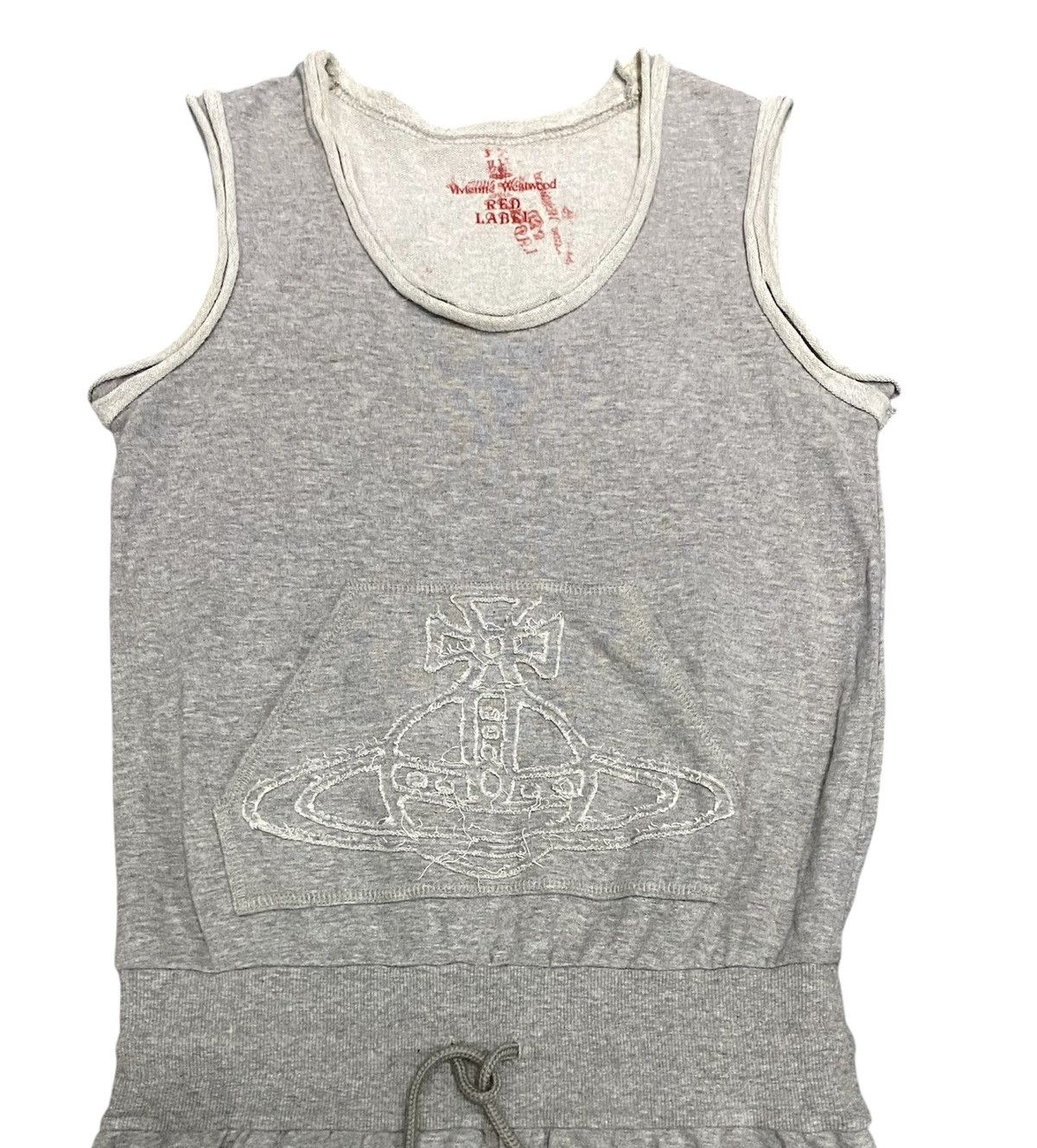 Vivienne Westwood 2000s Fringe embroidered big logo tennis dress Size S / US 4 / IT 40 - 2 Thumbnail