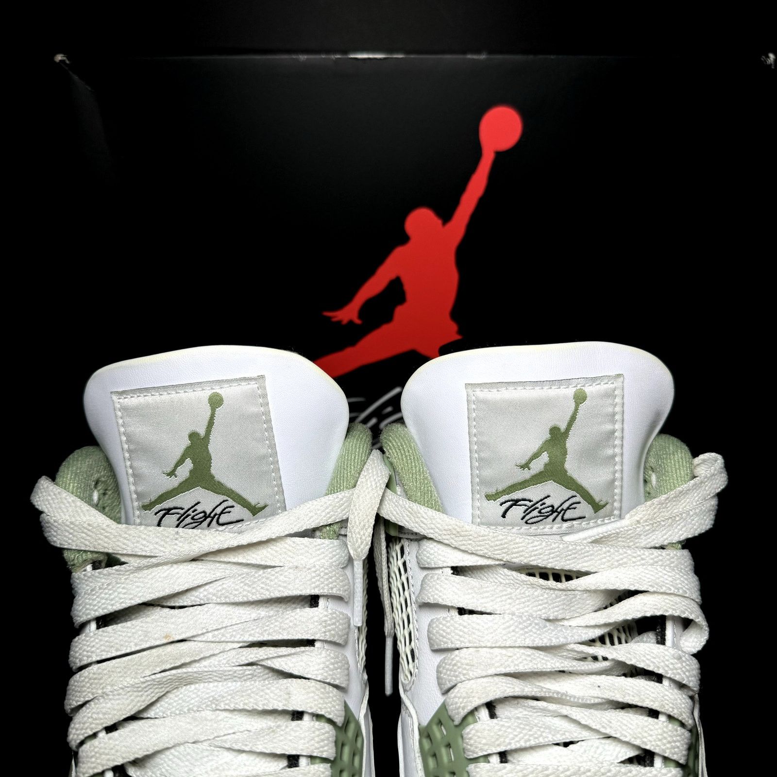 Jordan Brand × Nike Size 8.5 - Nike Air Jordan 4 Retro Seafoam Women's Shoes Size US 8.5 / IT 38.5 - 5 Thumbnail