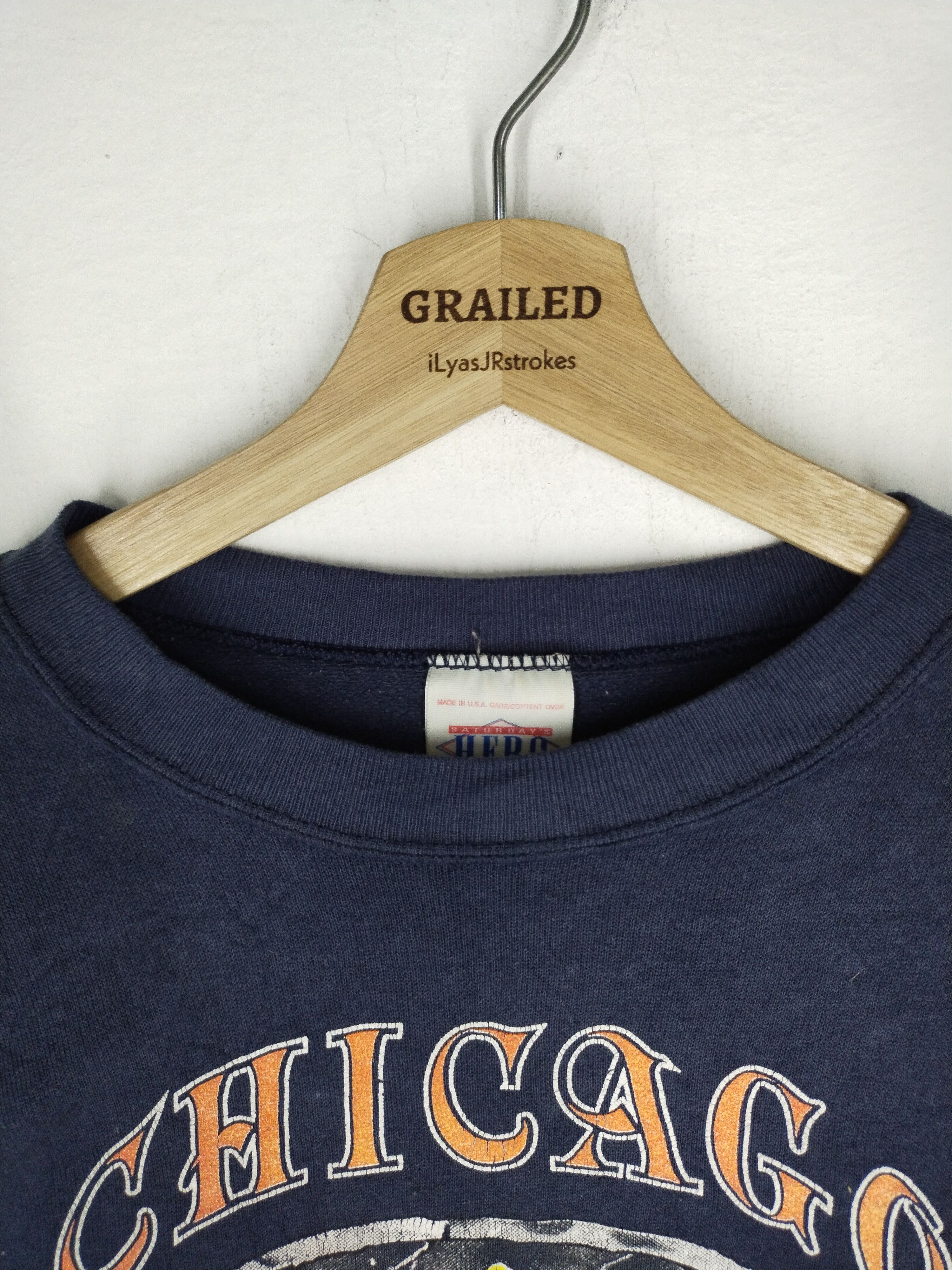 NFL × NHL × Vintage Vtg Chicago Bears NFLP 1991 Sweatshirt Size US M / EU 48-50 / 2 - 12 Thumbnail