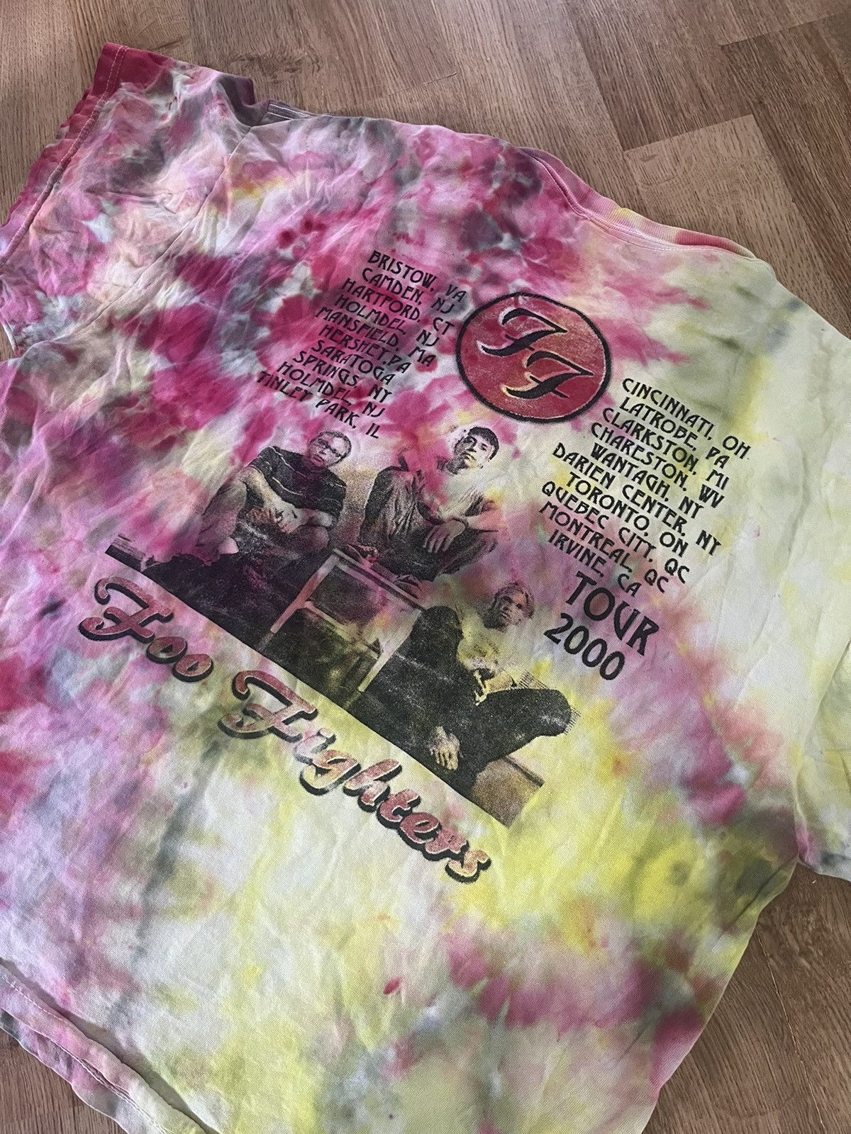 Vintage Vintage Red Hot Chilli Peppers 2000 Foo Fighters Size US XL / EU 56 / 4 - 2 Thumbnail