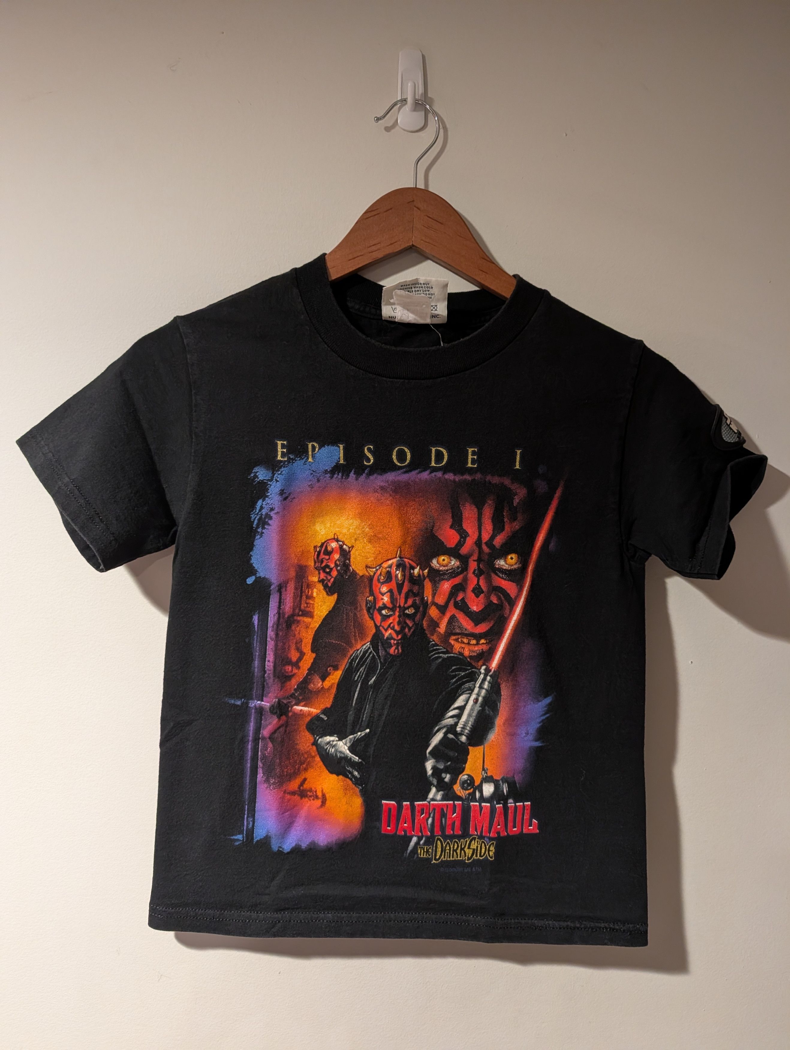 Star Wars Vintage 90s Star Wars Darth Maul Darkside T Shirt YOUTH Size US S / EU 44-46 / 1 - 1 Thumbnail