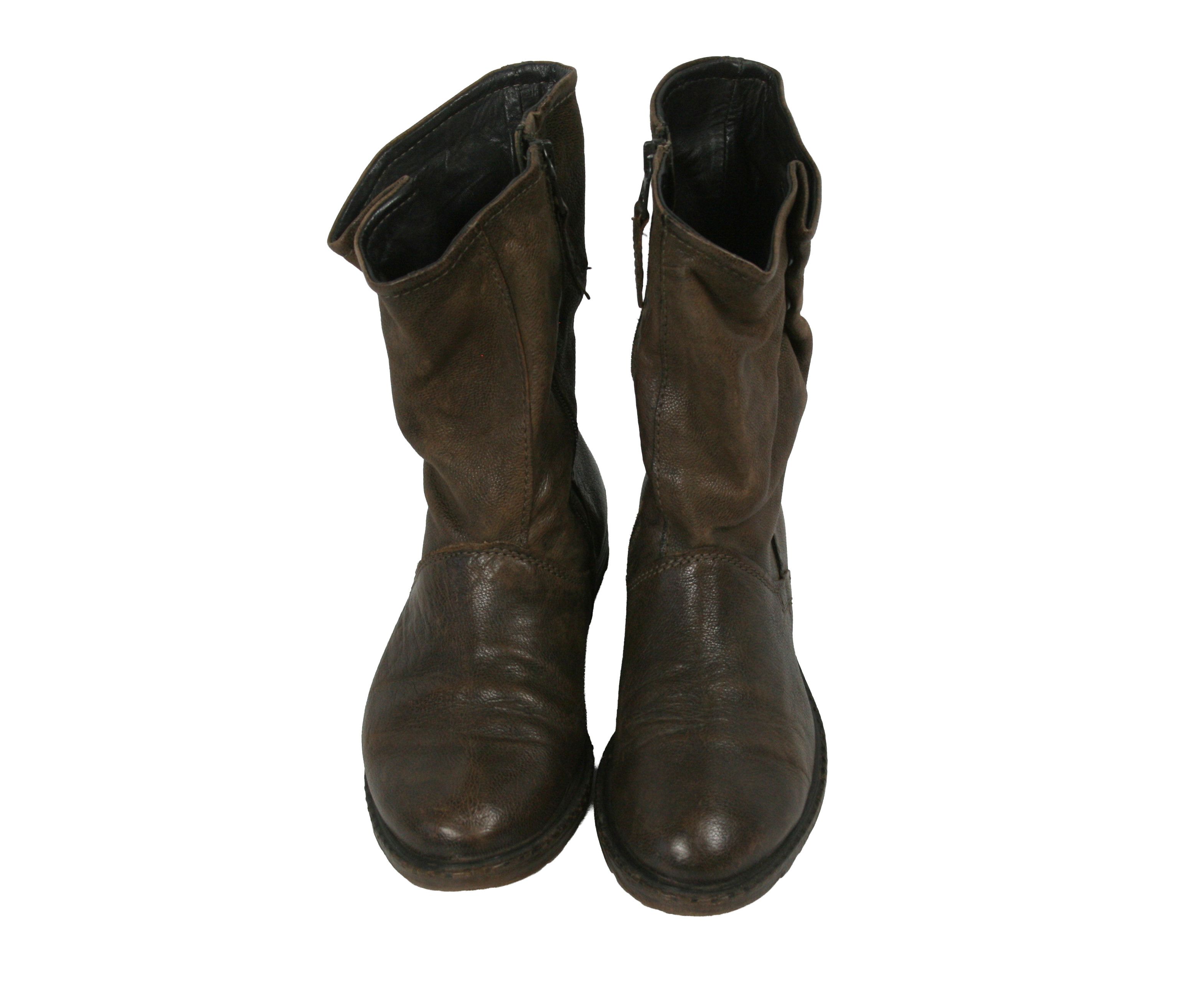 A.S.98 00S Avant Garde Tornado Grunge Biker Boots Vintage Size US 7 / IT 37 - 10 Thumbnail