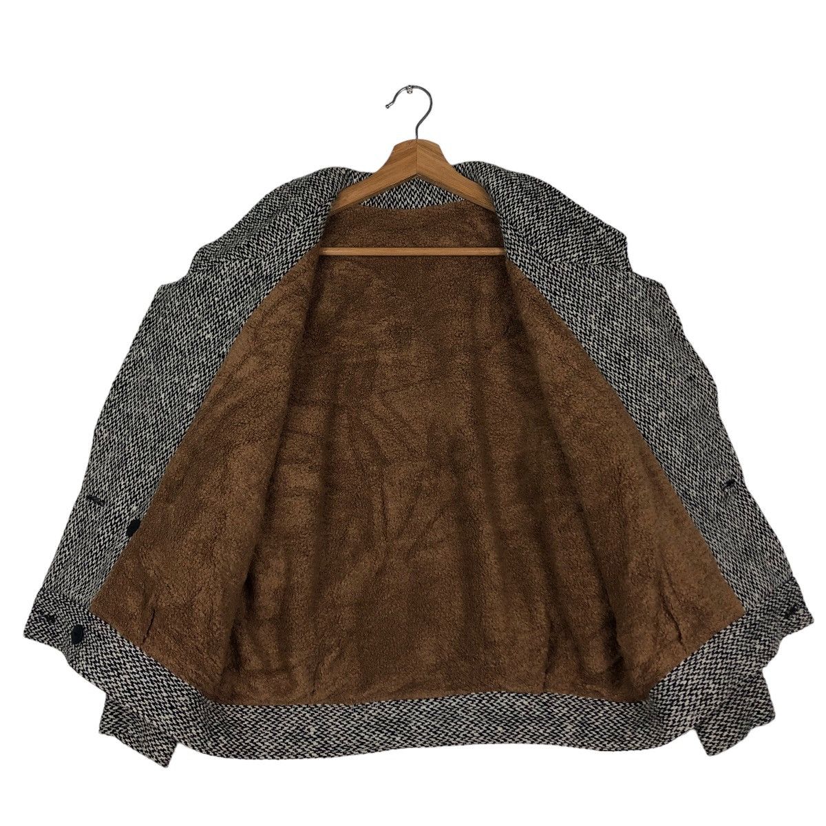 Japanese Brand 🔥Vintage Wool Jacket Herringbone Double Breast Issey Miyake Size US M / EU 48-50 / 2 - 13 Thumbnail