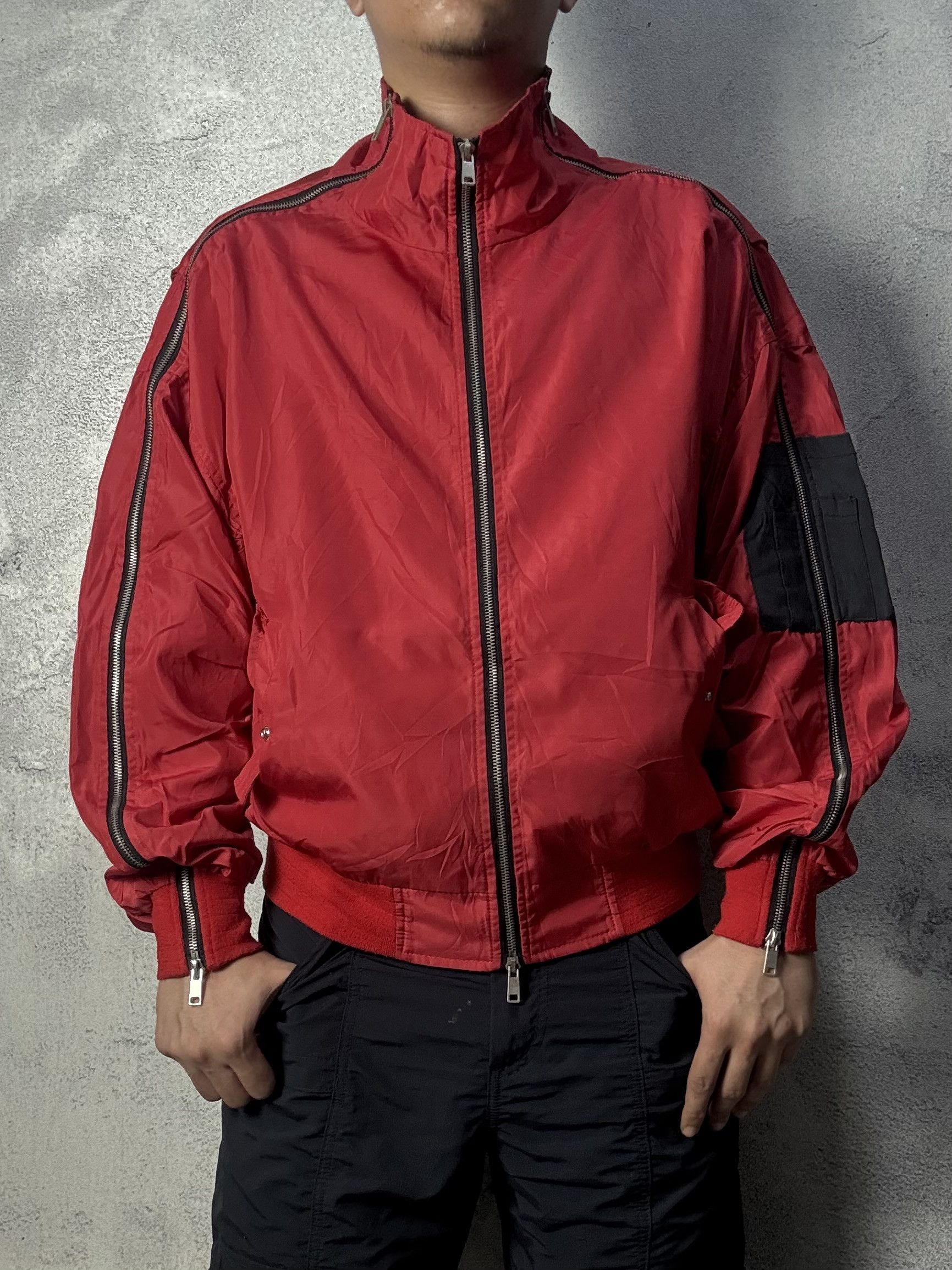 Japanese Brand Vintage SMK Studio Multi Zipper Jacket Size US M / EU 48-50 / 2 - 2 Thumbnail