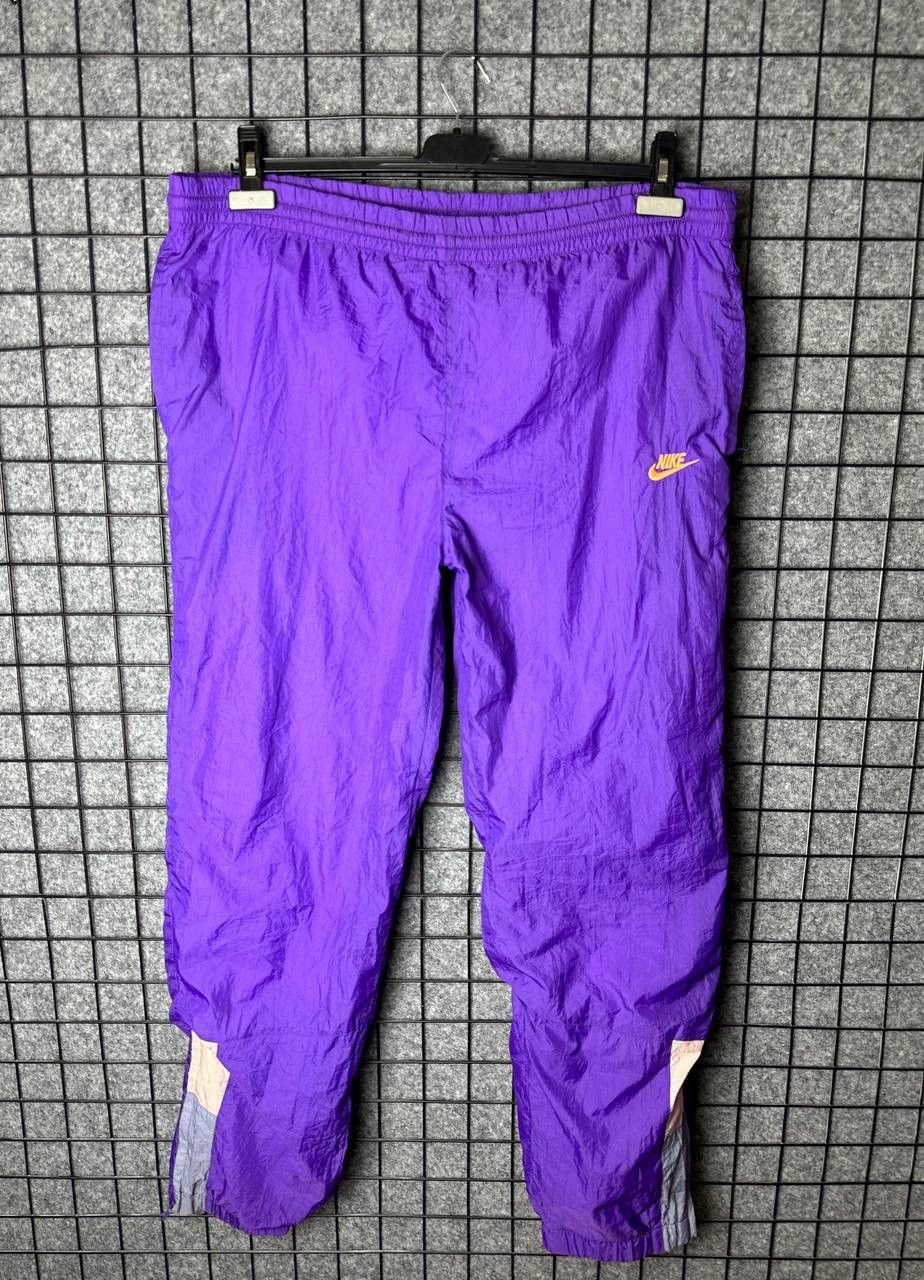 Nike × Vintage Vintage Nike nylon pants sportswear 90s size Medium Size US 32 / EU 48 - 1 Thumbnail