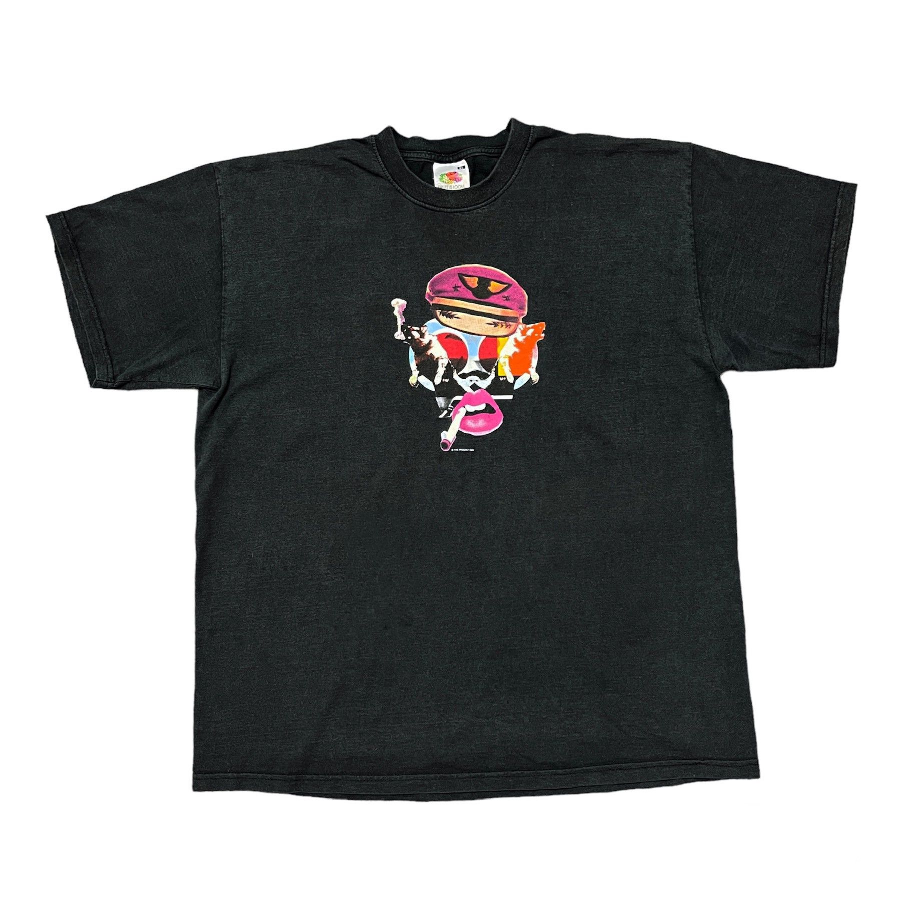 image of The Prodigy Shirt Y2K Vintage Band Tees Aphex Twin in Black, Men's (Size Large)