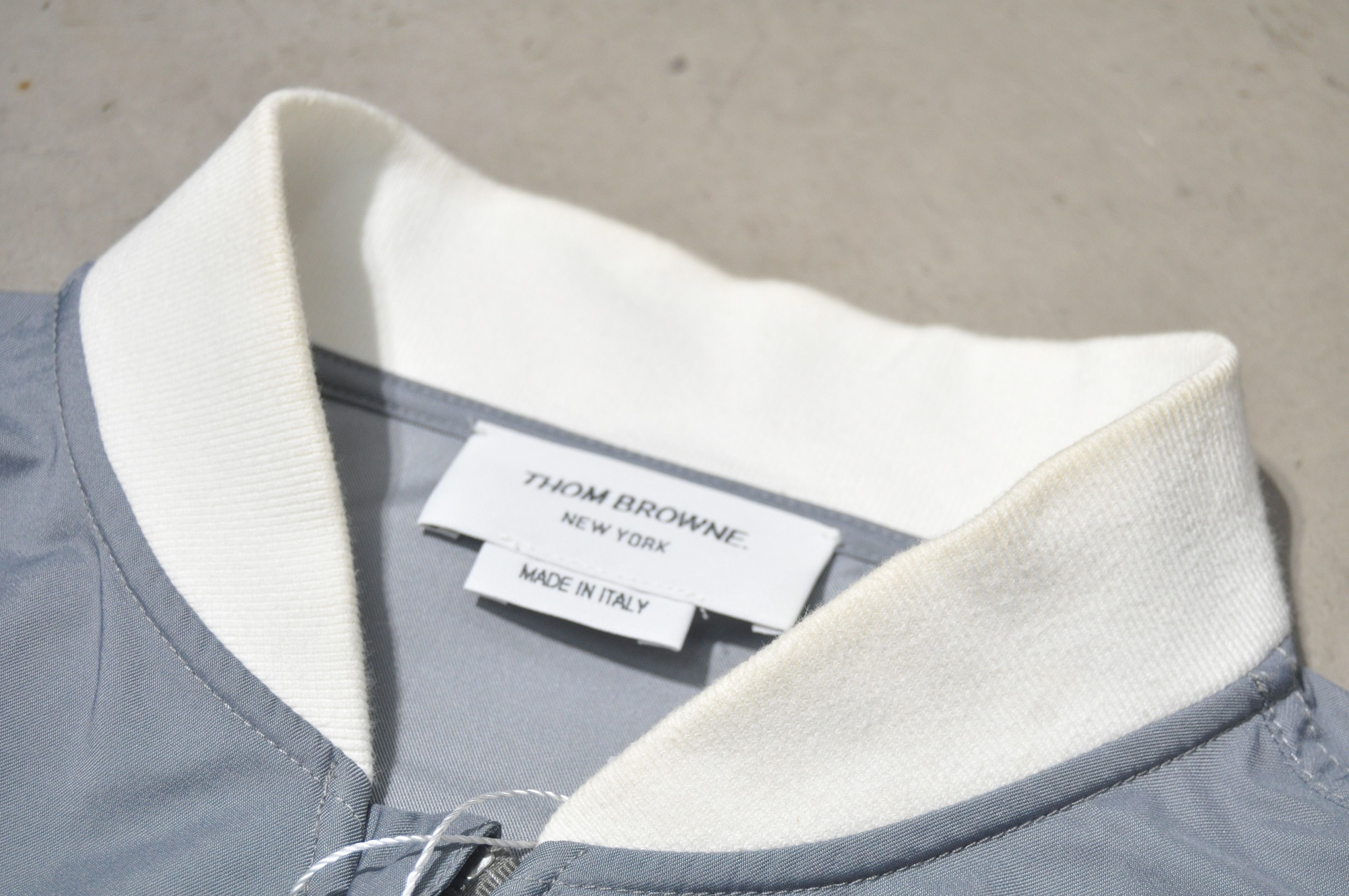 Thom Browne Thom Browne - 4-Bar Swim Tech Bomber Size US S / EU 44-46 / 1 - 5 Thumbnail