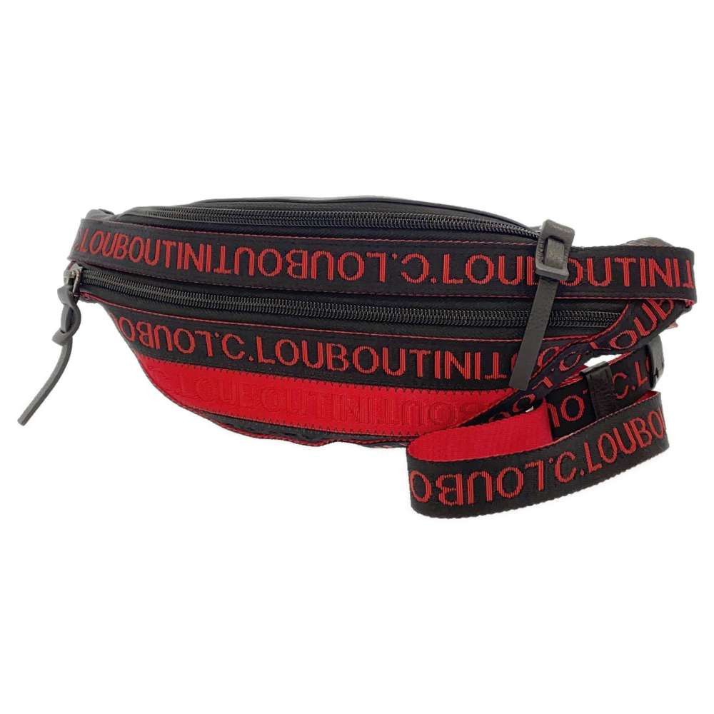 image of Christian Louboutin Body Bag Waist Bag Black, Women's