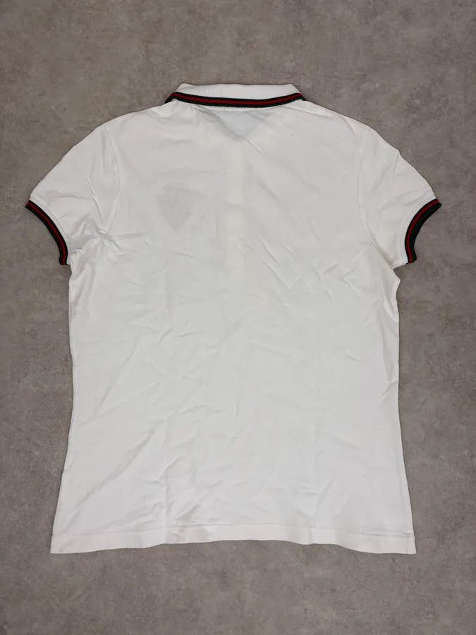 Gucci 2000s Gucci White Embroidered Logo Polo Size US S / EU 44-46 / 1 - 6 Thumbnail
