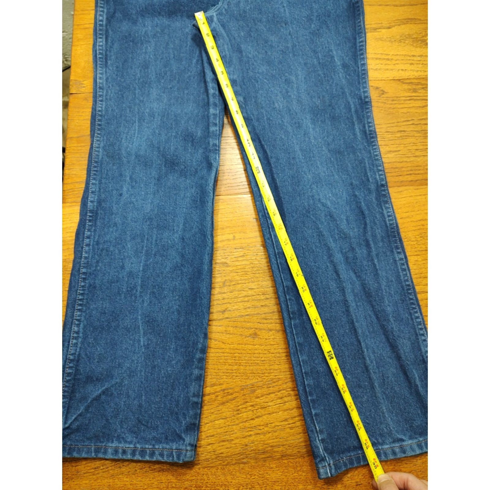 Wrangler VINTAGE Wrangler Jeans Cowboy Cut 936 Slim Mens 33x30 Denim Blue 80s 90s Western Rockabilly Cowboy Cut Jeans Mens Regular 33 Wrangler 936 Size US 33 - 7 Thumbnail
