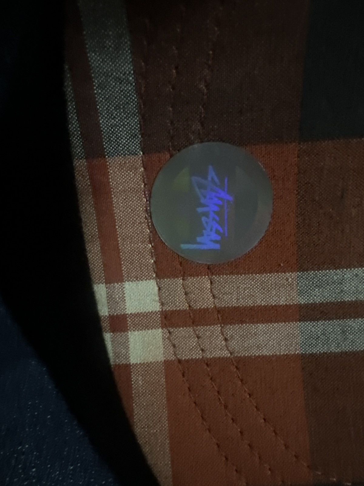 Stussy Vintage Stussy Checkered Plaid Cap Wool Size ONE SIZE - 3 Thumbnail