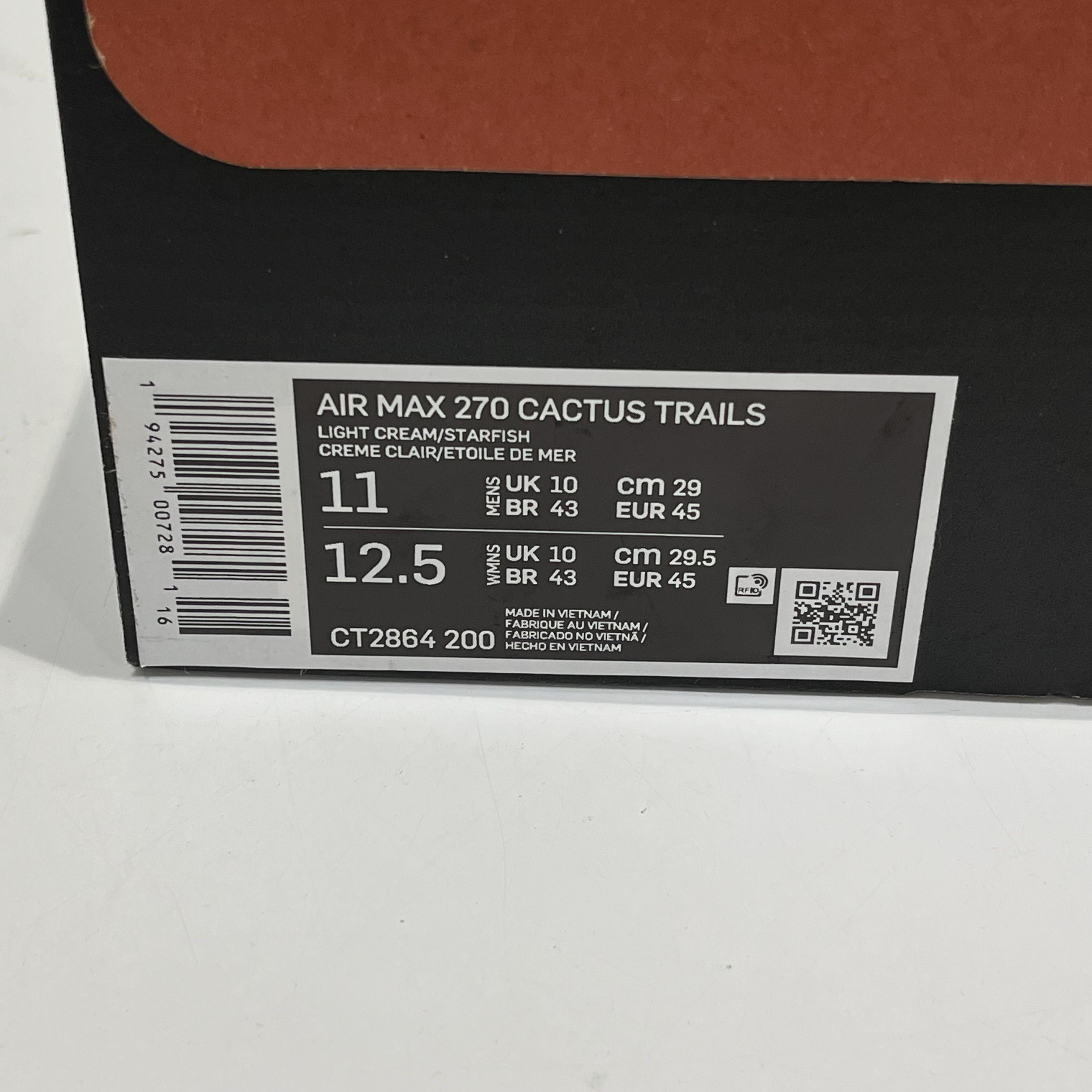 Nike Nike Air Max 270 React Eng Travis Scott Cactus Trails Size US 11 / EU 44 - 8 Thumbnail