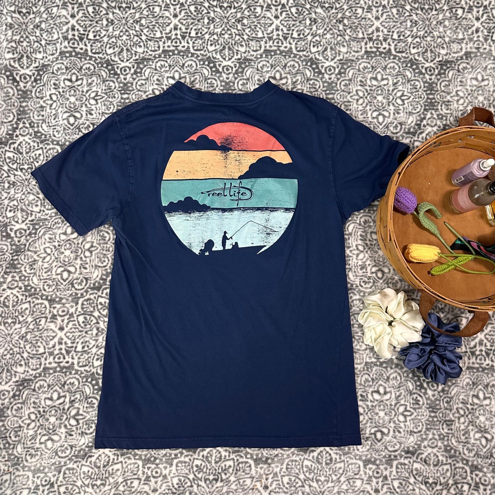 Other Real Life Ocean Washed Crew Neck Short Sleeve Tee Medium Size US M / EU 48-50 / 2 - 2 Thumbnail