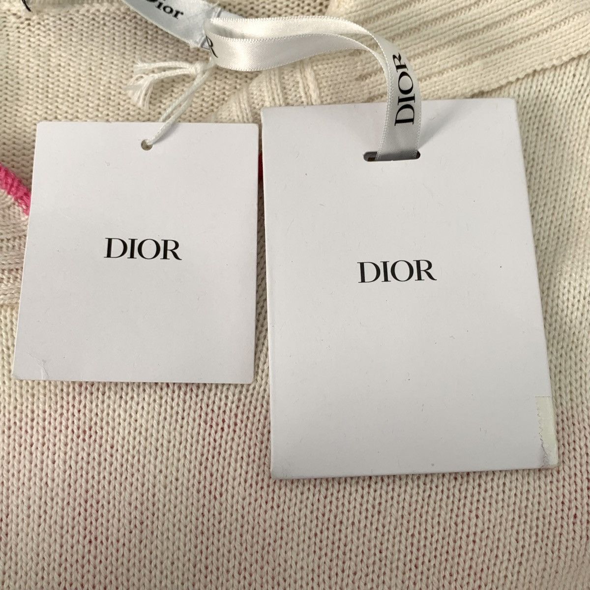 Dior Christian Dior Striped Long Sleeve Knit Top K26WX Size XXS / US 00 / IT 34 - 6 Thumbnail