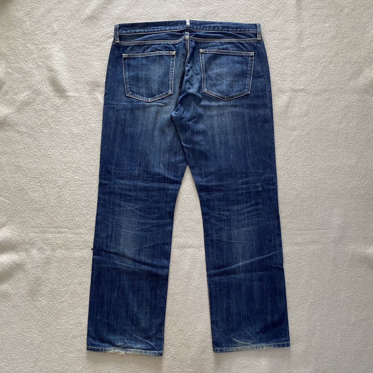 Japanese Brand Uniqlo Distressed Denim w38 Size US 38 / EU 54 - 4 Thumbnail