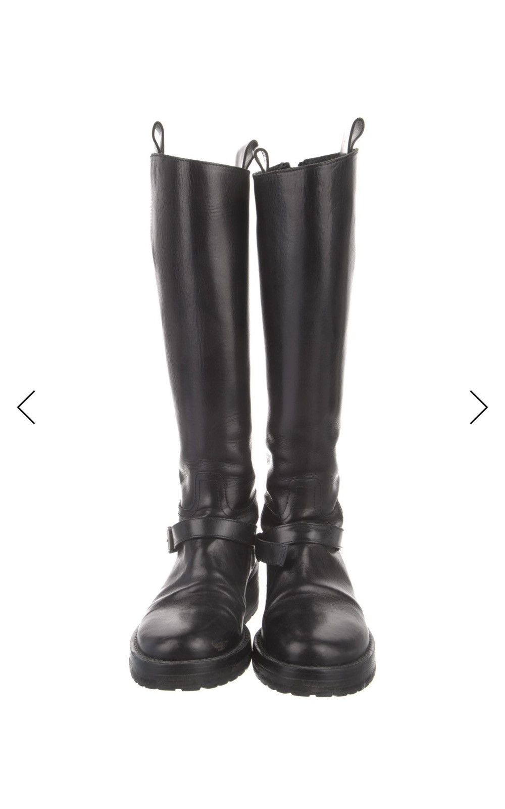 Ann Demeulemeester Ann Demeulemeester Leather Riding Boots Size US 8 / IT 38 - 3 Thumbnail