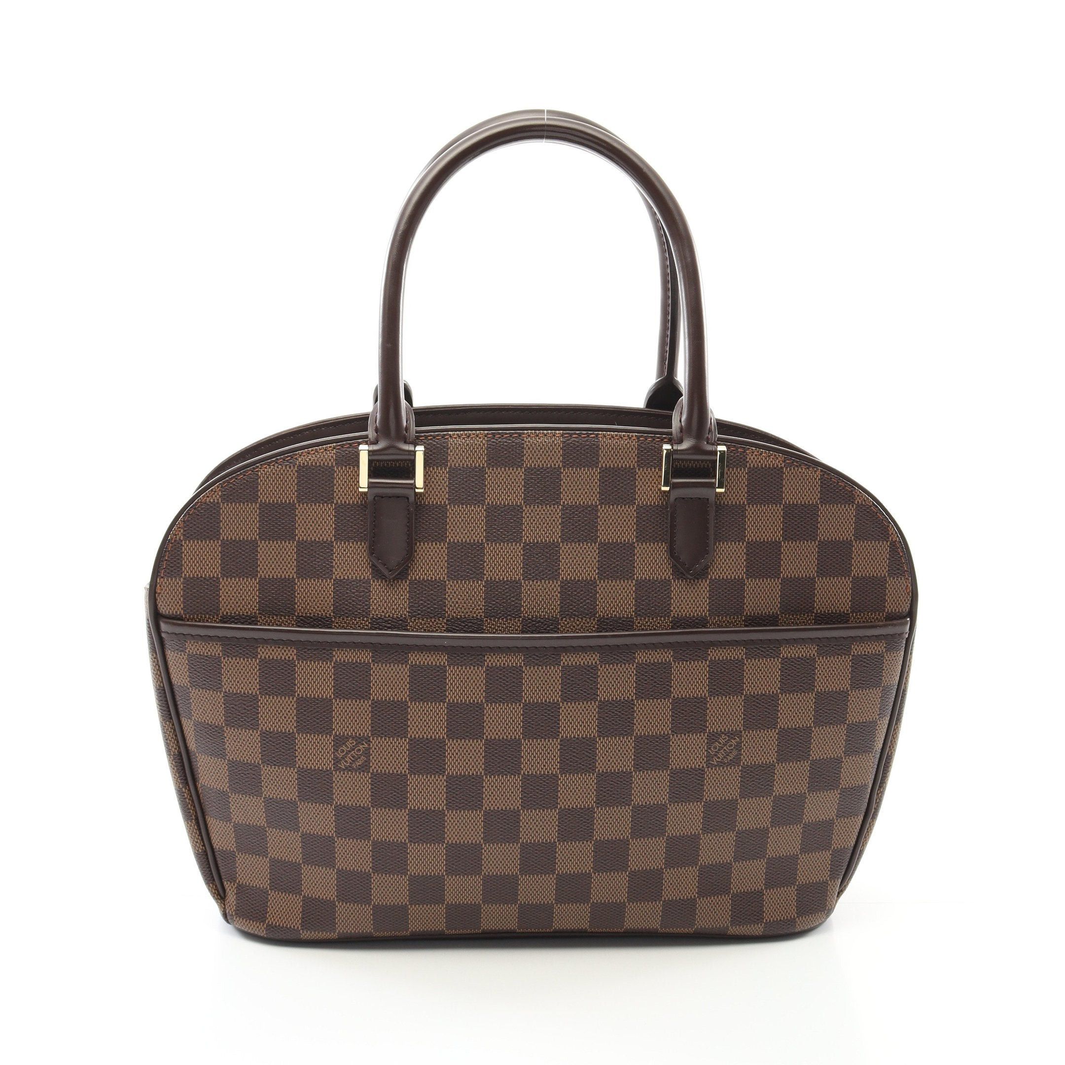 Louis Vuitton Louis Vuitton Saria Horizontal Damier Ebene Handbag Leather Brown Size ONE SIZE - 1 Thumbnail
