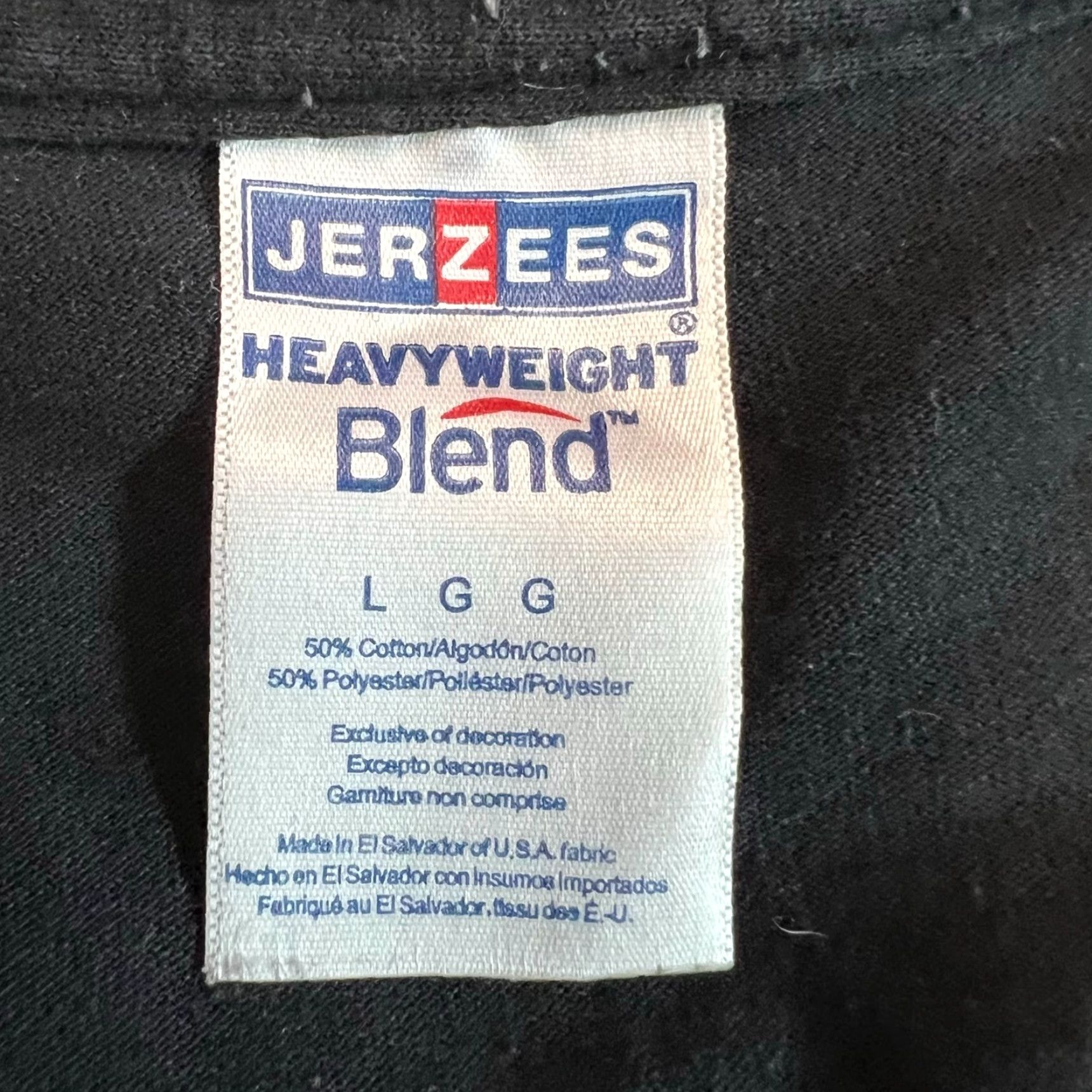 Jerzees JERZEES Car Show T-Shirt Adult Large Black Short Sleeve Crew Neck 2 Sided Graphics Mens Size US L / EU 52-54 / 3 - 6 Thumbnail