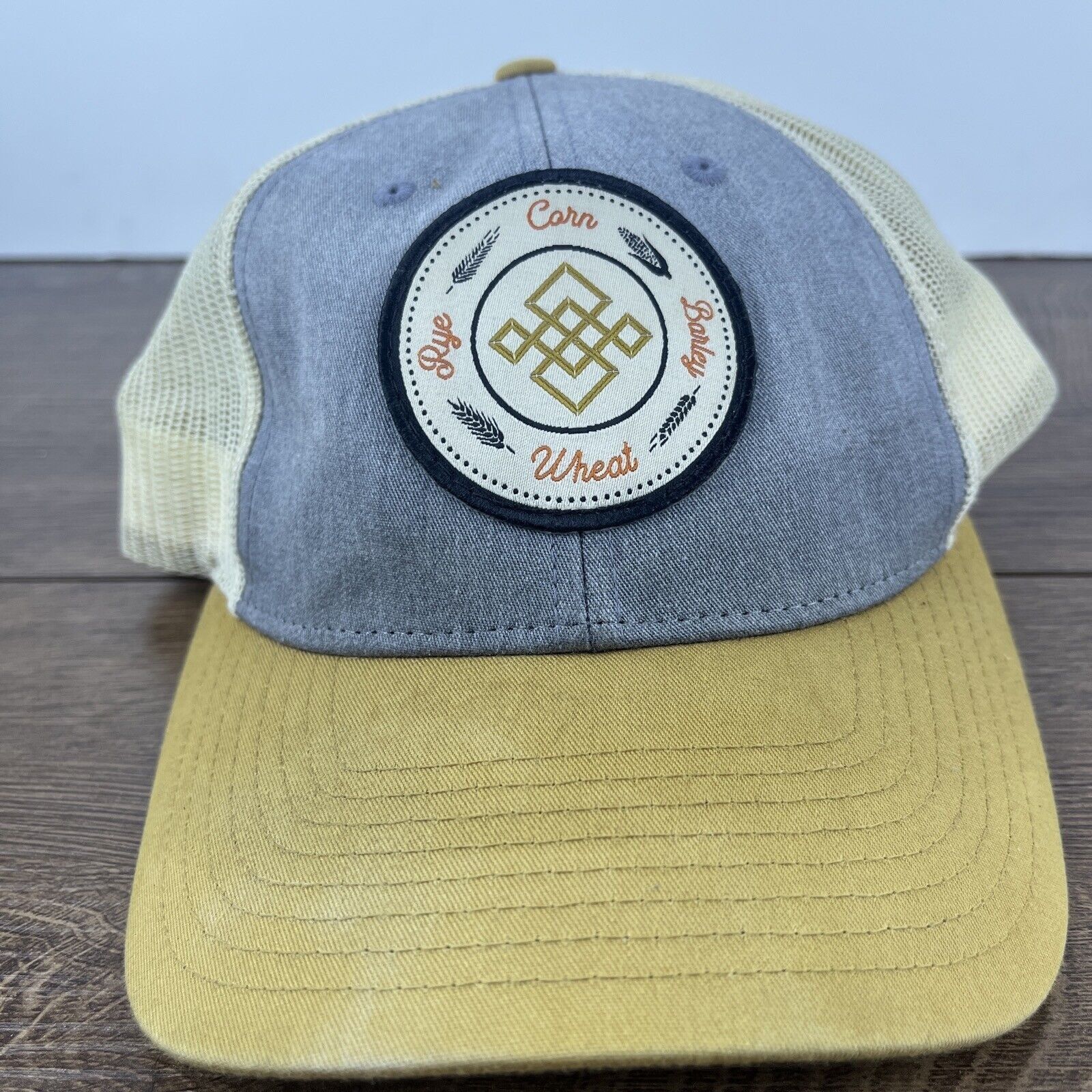 Other Farmer Hat Corn Barley Wheat Rye Hat Gray Hat Adjustable Adu Size ONE SIZE - 1 Thumbnail