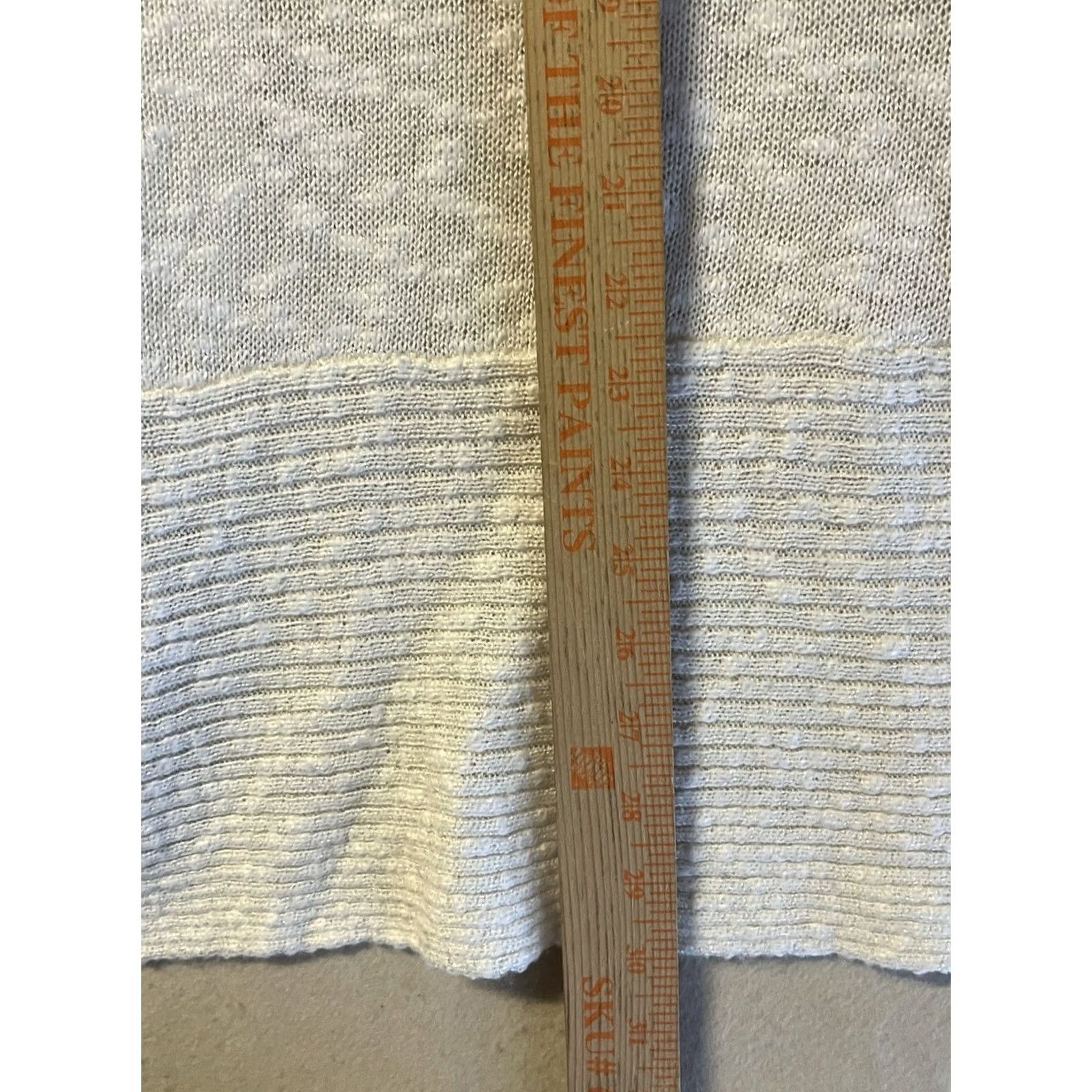 Kenneth Cole Kenneth Cole Cardigan Women L Open Knit Beige Ivory Classic Preppy American Size L / US 10 / IT 46 - 4 Thumbnail