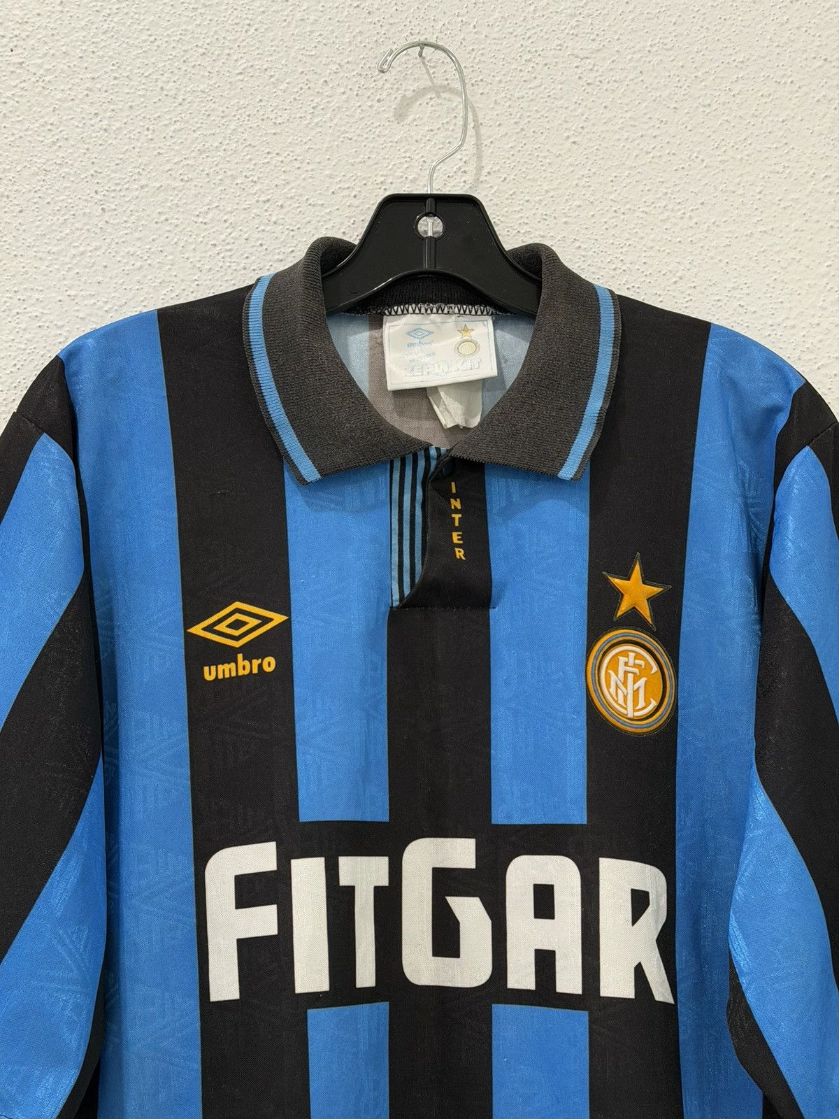 Umbro Vintage 1994 Umbro Inter Milan Home Football SoccerJersey XL Size US XL / EU 56 / 4 - 2 Thumbnail
