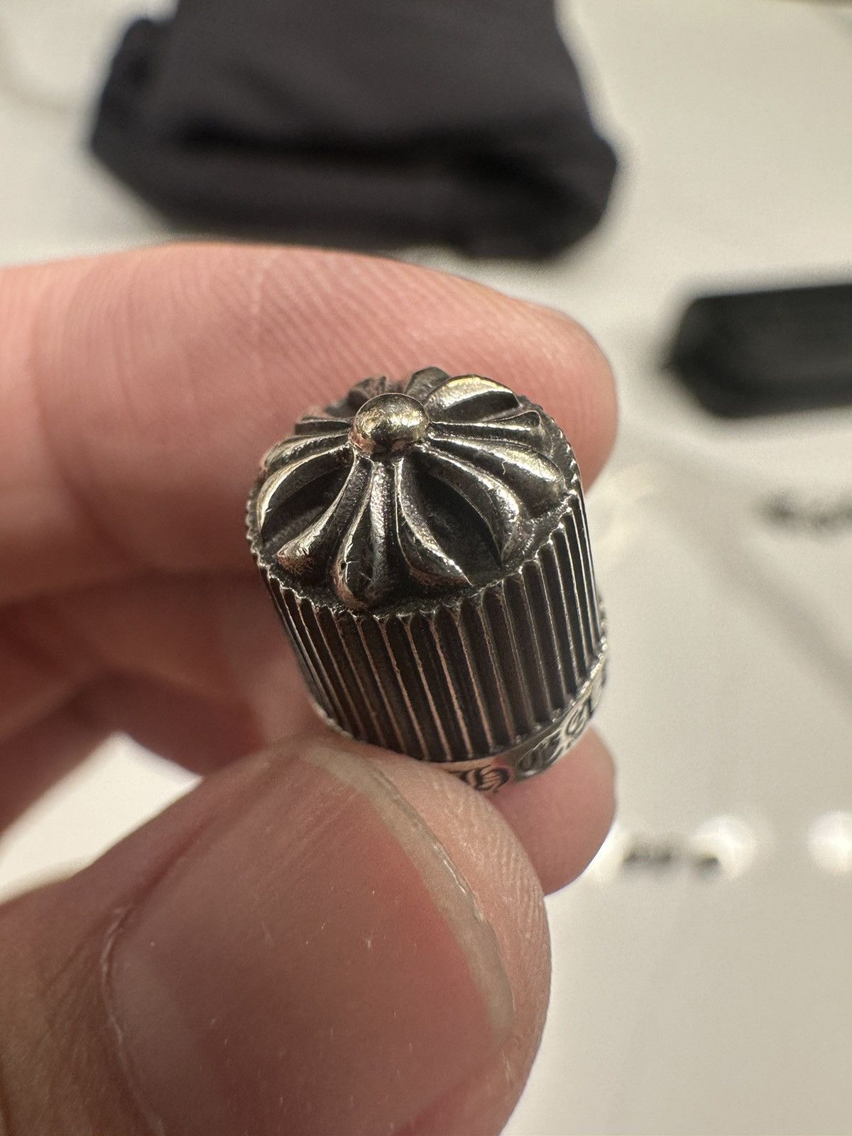 Chrome Hearts 🔥Chrome Hearts Car Silver Valve Cap🔥 Size ONE SIZE - 5 Thumbnail