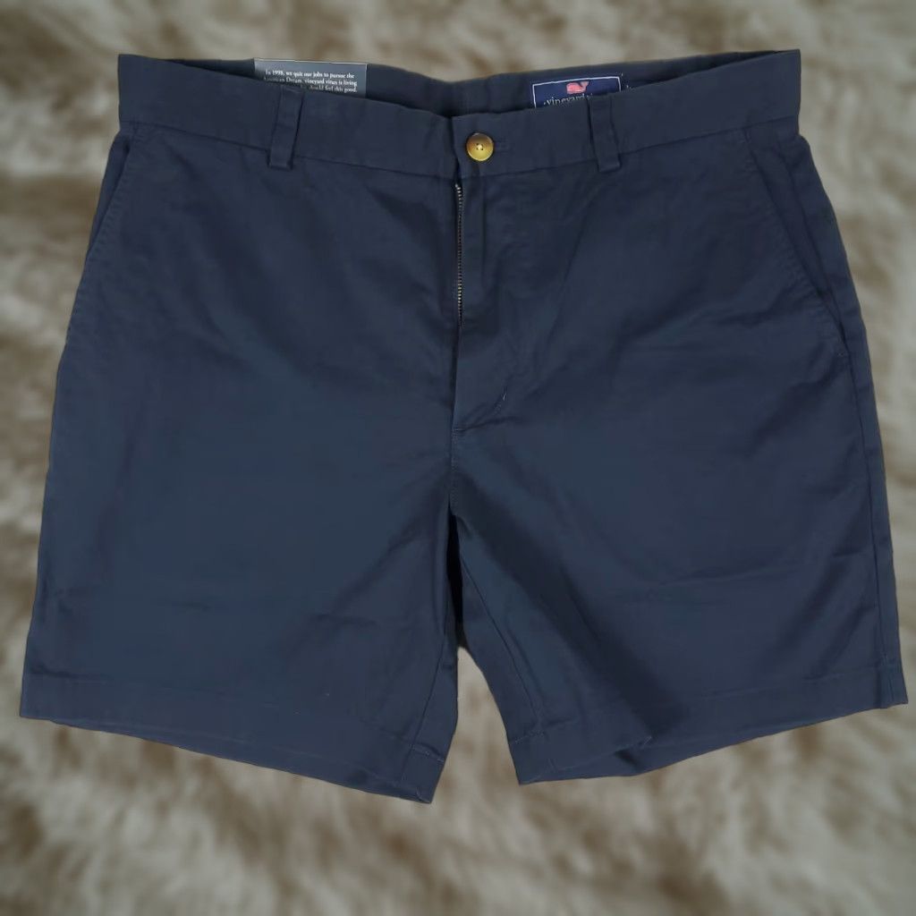 Vineyard Vines VINEYARD VINES Shorts Mens 35 Blue Breaker Classic Fit Flat Front Chino Shorts Mens 35 Blue Breaker Classic Fit Flat Front Chino Size US 35 - 1 Thumbnail