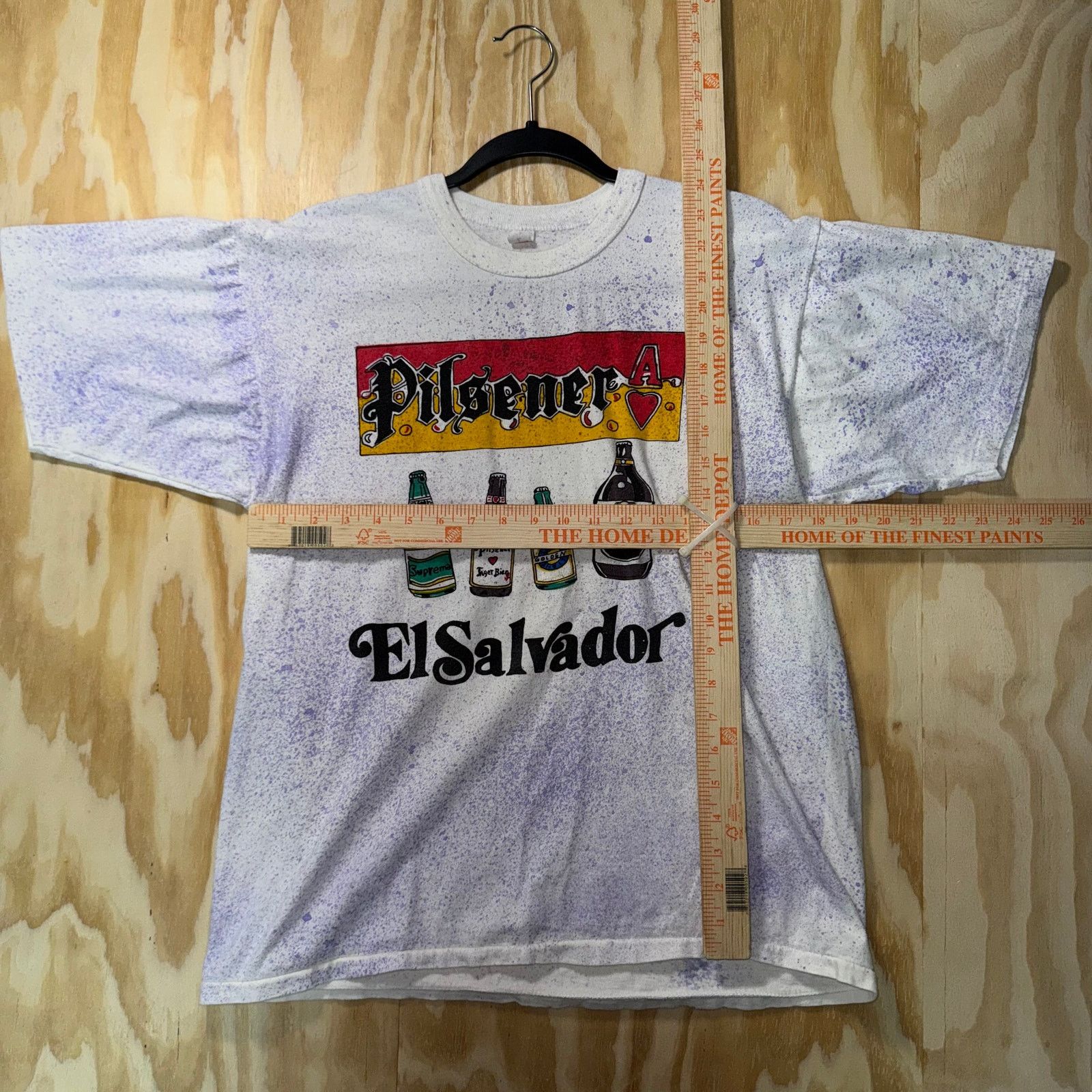 Vintage Vintage Y2K pilsener El Salvador 1990s beer tequila t-shirt Size US L / EU 52-54 / 3 - 4 Thumbnail