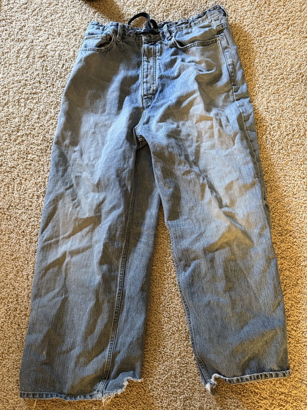 Balenciaga Balenciaga drawstring denim Size US 32 / EU 48 - 1 Thumbnail
