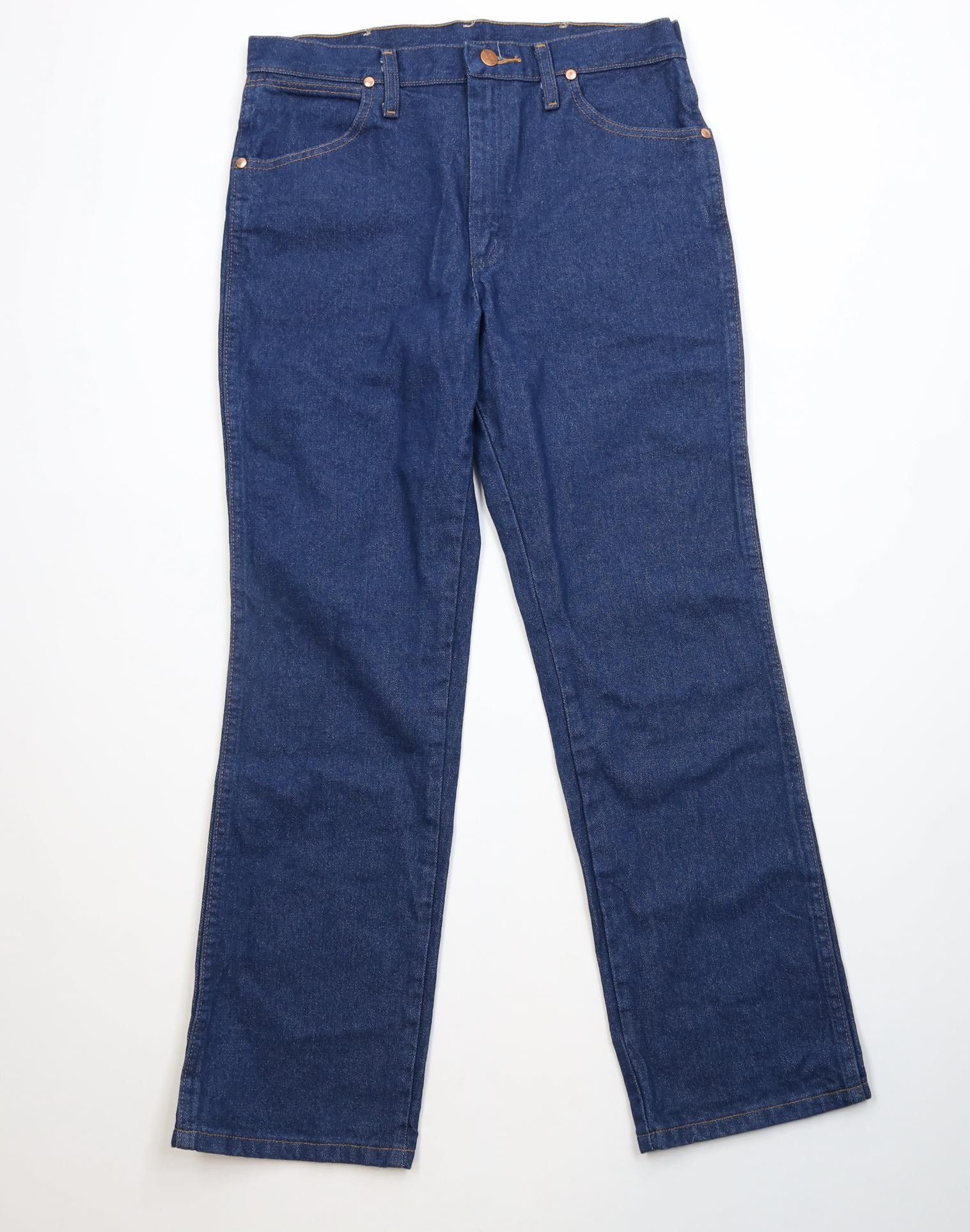 Wrangler Vintage 90s Y2K Wrangler Western Cowboy Straight Leg Jeans Size US 31 - 1 Thumbnail