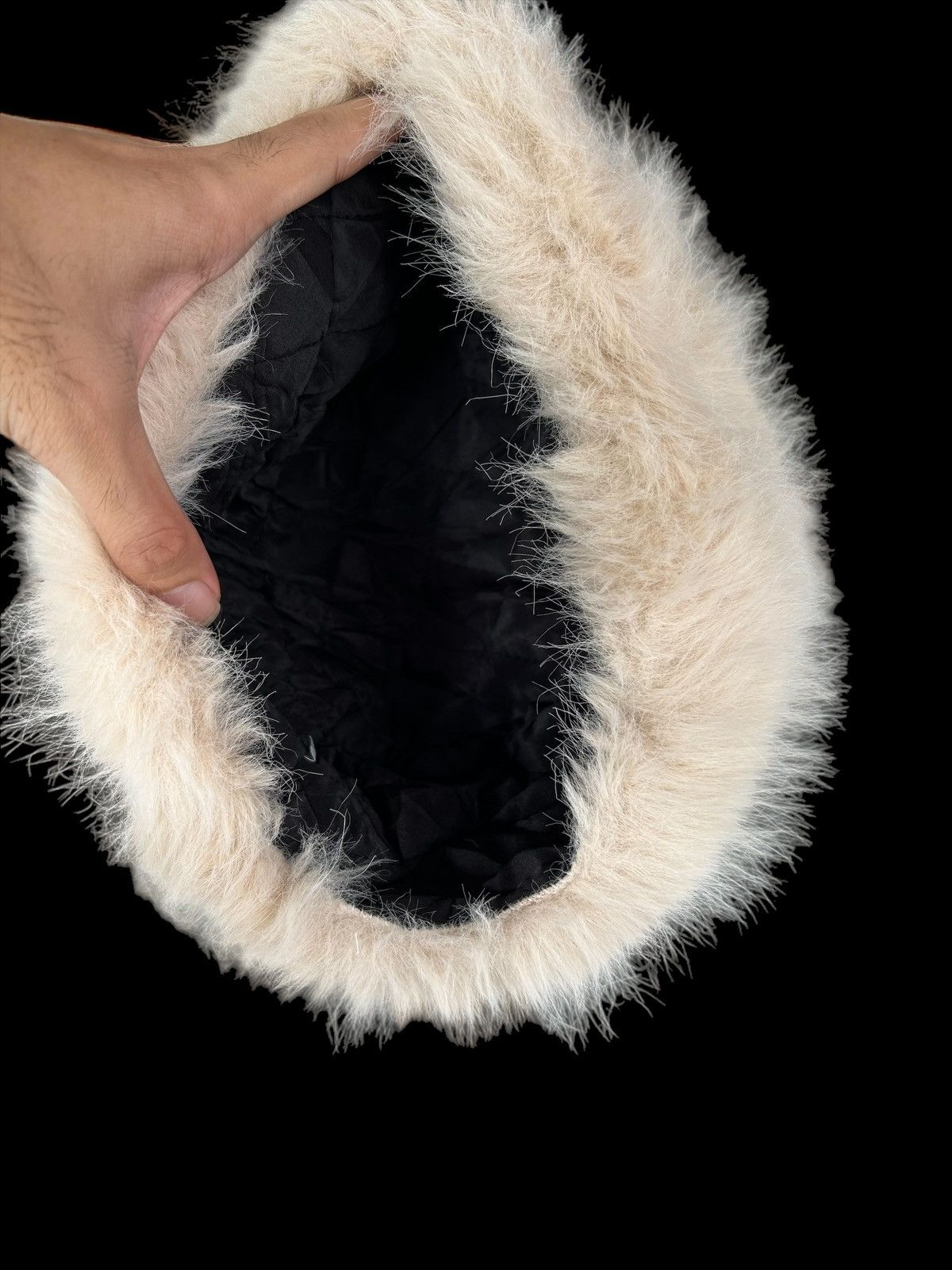 Japanese Brand × Kapital × Vintage Rare Japanese Style Fur big Beanie Hats 🎌☠️☠️🎌 Size ONE SIZE - 4 Thumbnail