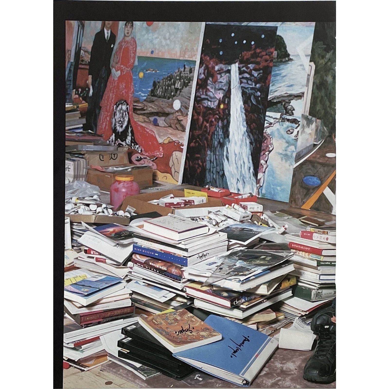 Chrome Hearts × Vintage Chrome Hearts books photos Poster framed 9x11 Size ONE SIZE - 2 Thumbnail