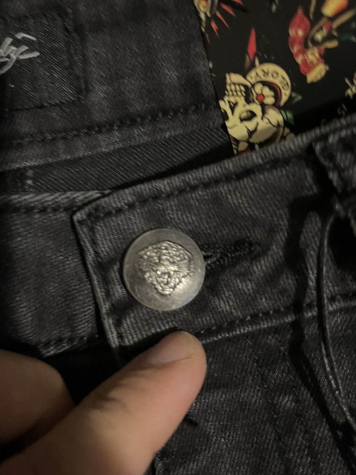 Ed Hardy Ed Hardy jeans flared tiger Size 30" / US 8 / IT 44 - 4 Thumbnail