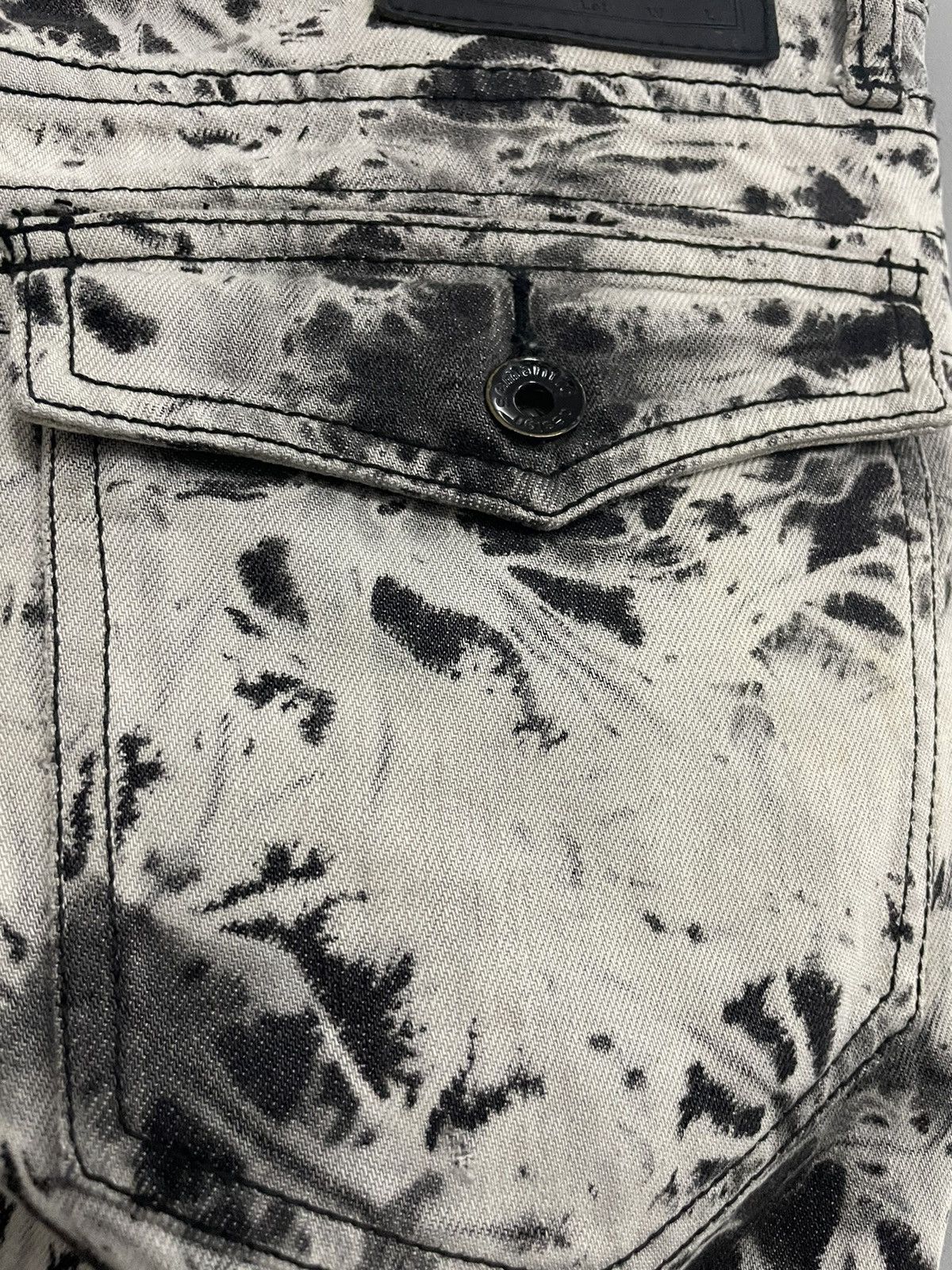 semanticdesign SEMANTIC DESIGN Denim Pants Acid Wash Japan Size US 32 / EU 48 - 6 Thumbnail