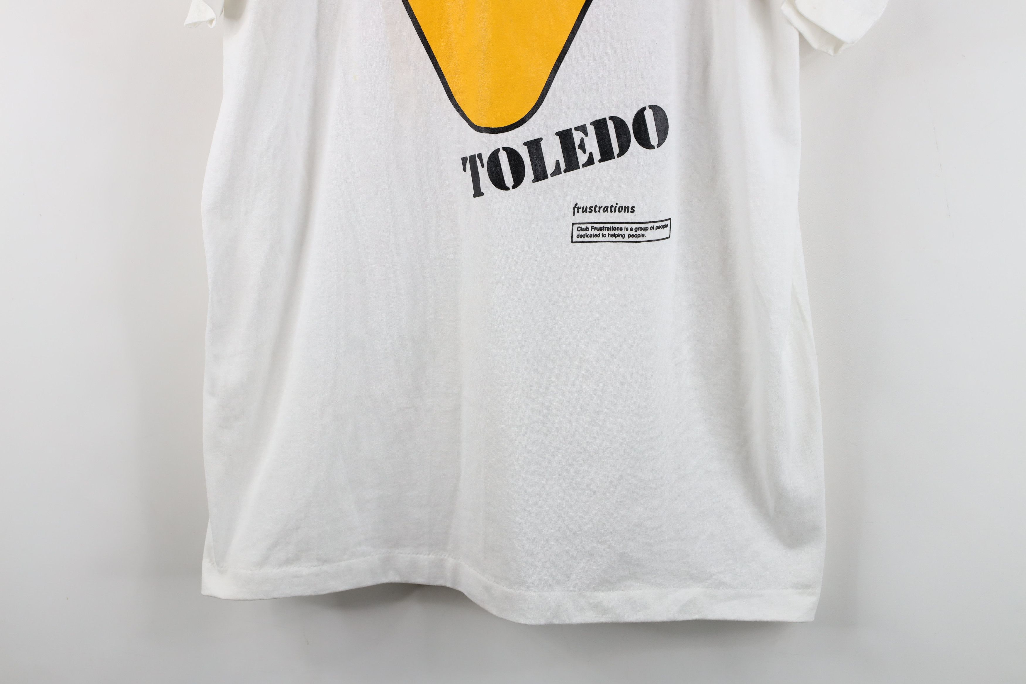 Vintage Vintage 80s 90s Streetwear Blind Toledo T-Shirt White USA Size US XL / EU 56 / 4 - 3 Thumbnail