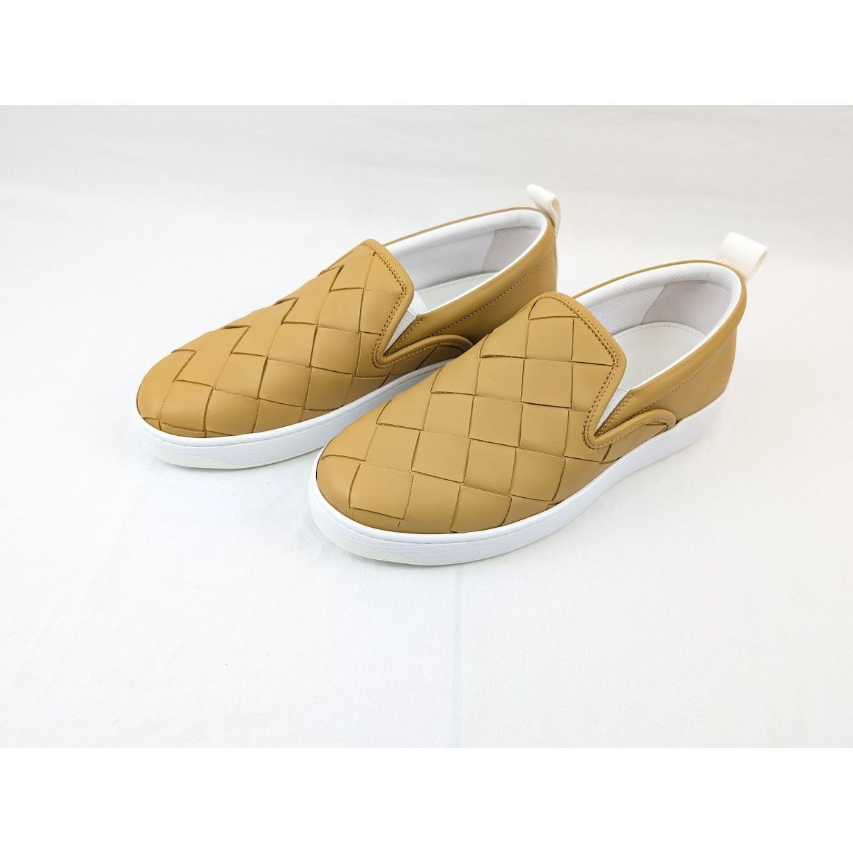 Bottega Veneta o1rshd1 Sneakers Pelle Intrecciato Bolt Calf in Buttersc Size US 11 / EU 44 - 16 Thumbnail