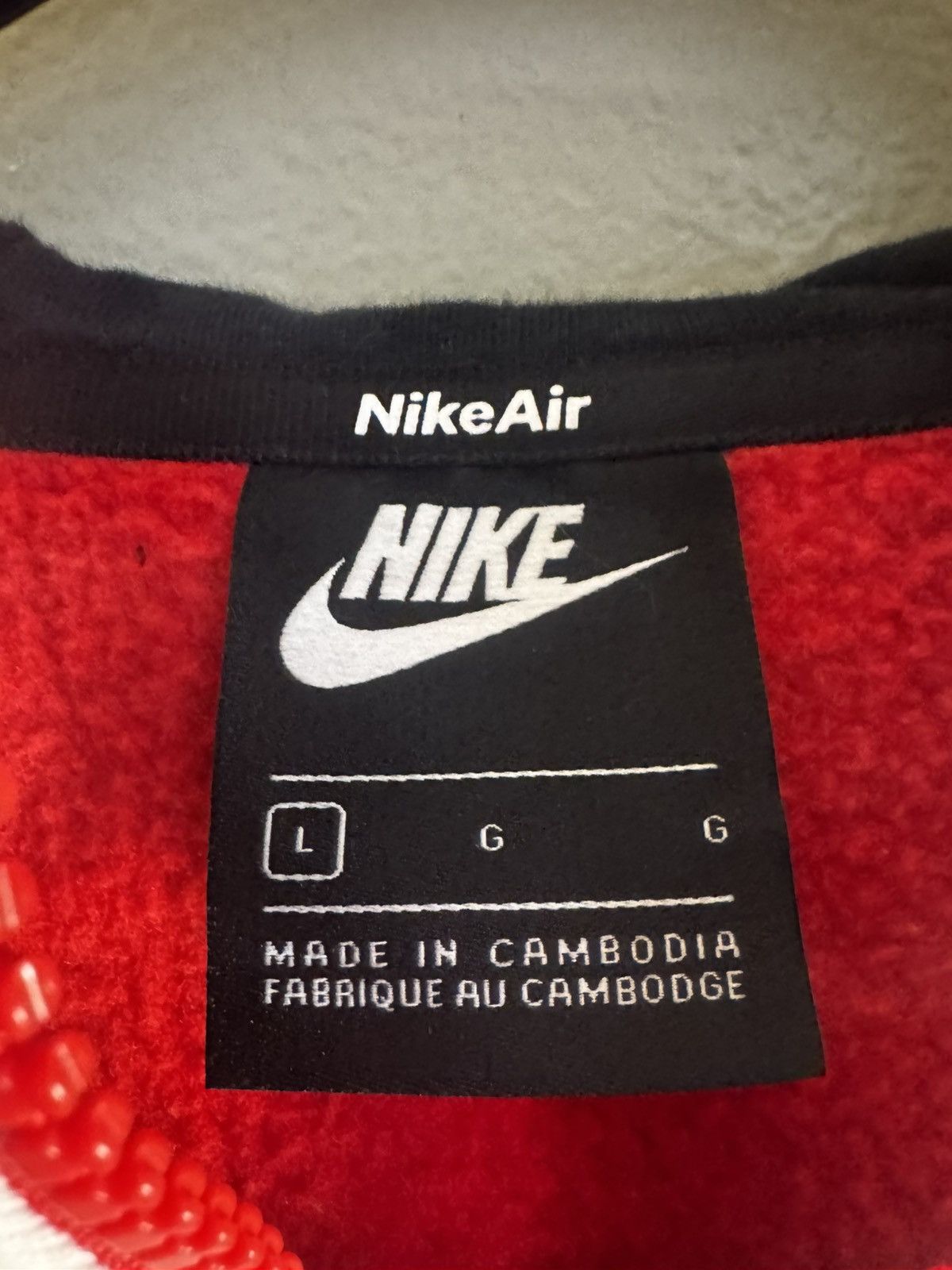 Nike Nike Air Zip Up Size US L / EU 52-54 / 3 - 6 Thumbnail