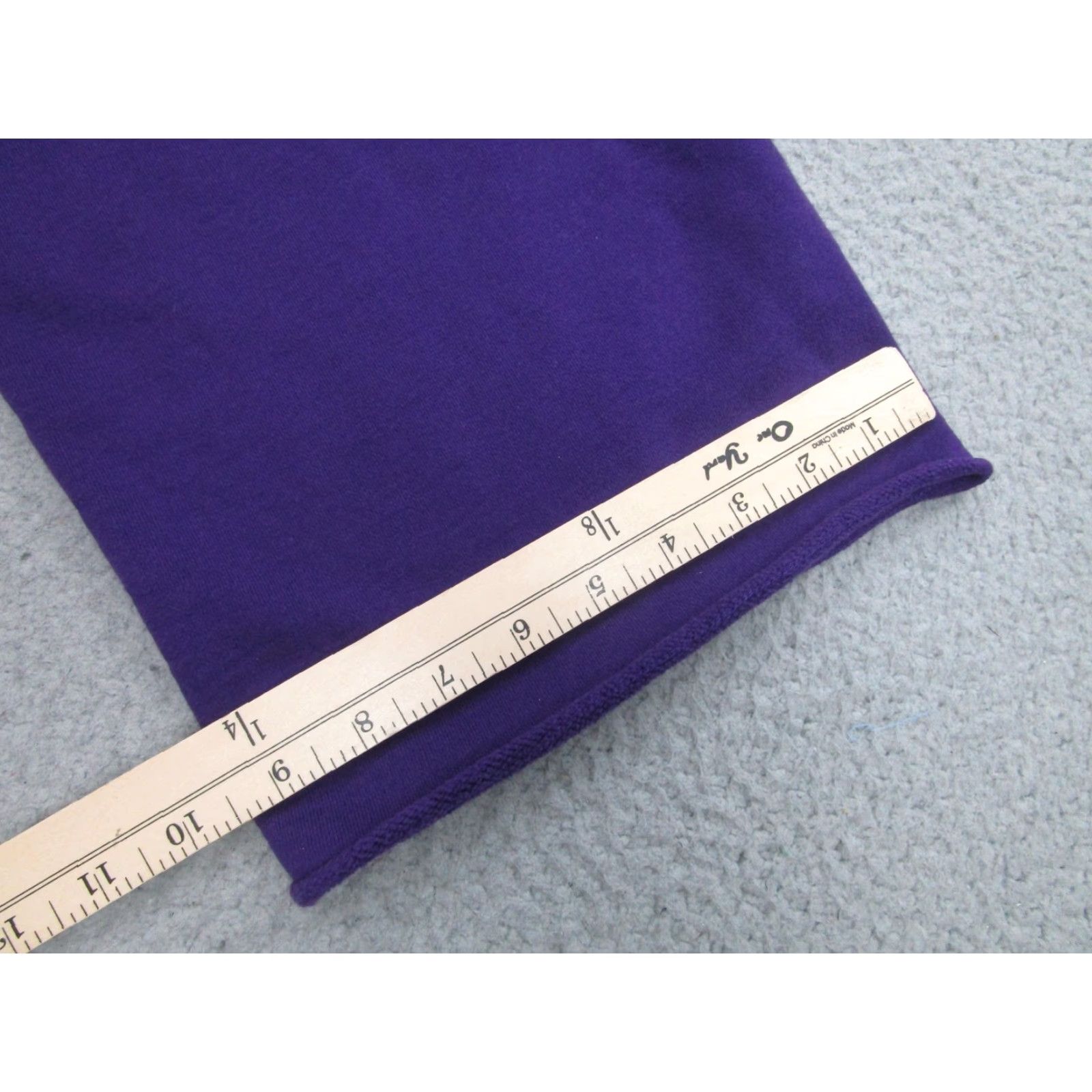 Teddy Fresh Teddy Fresh Sweatpants Mens XL Purple Fleece Pockets Drawstring Elastic Waist Size US 36 / EU 52 - 5 Thumbnail
