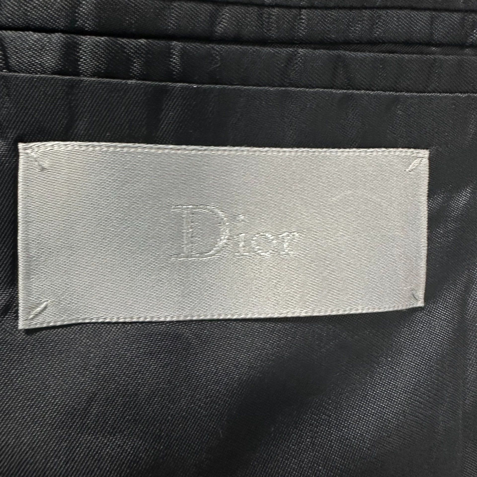 Dior Dior Homme 17FW black&white lily jacquard blazer 46 Size 46R - 5 Thumbnail
